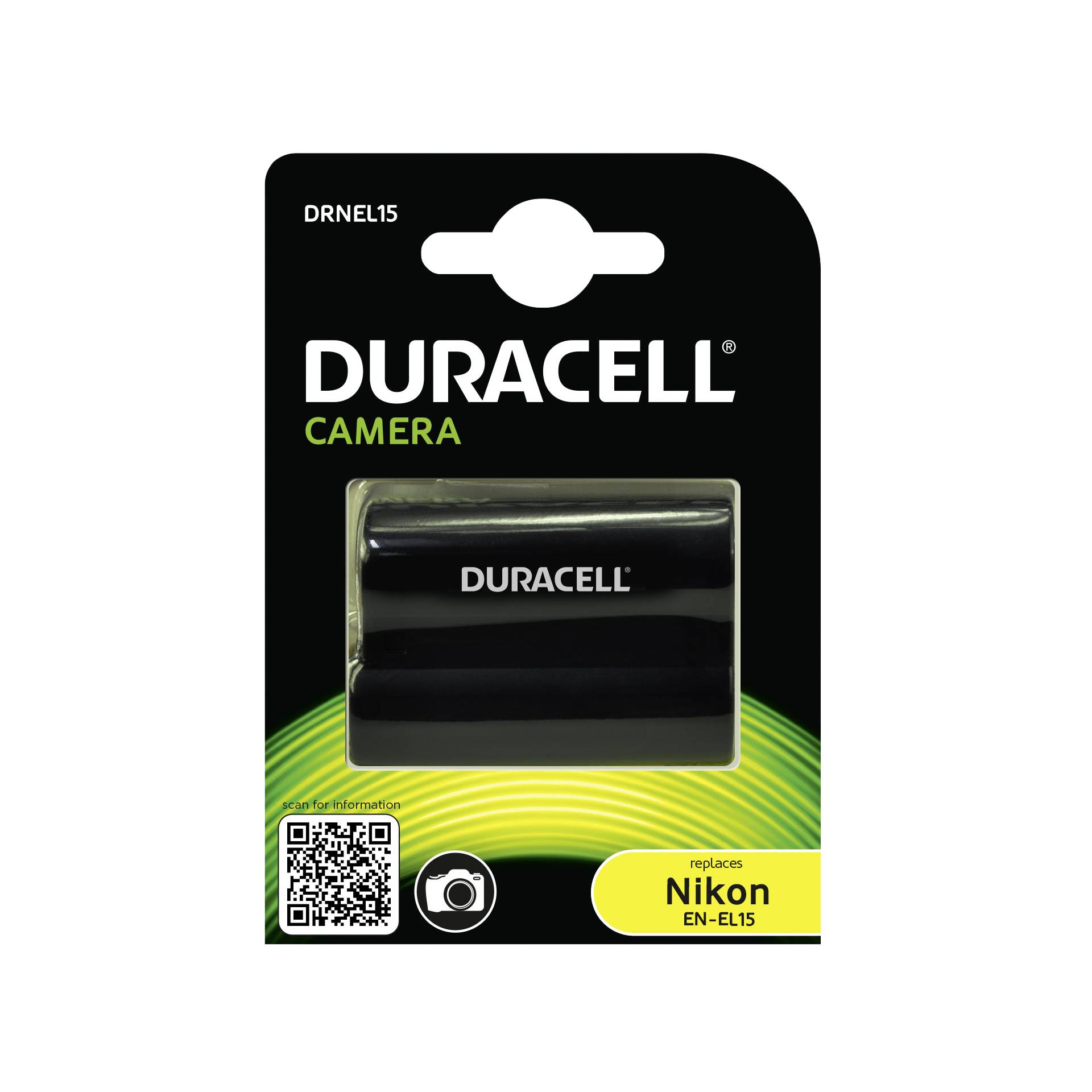 Duracell Li-Ion batt. 1600 mAh per Nikon EN-EL15
