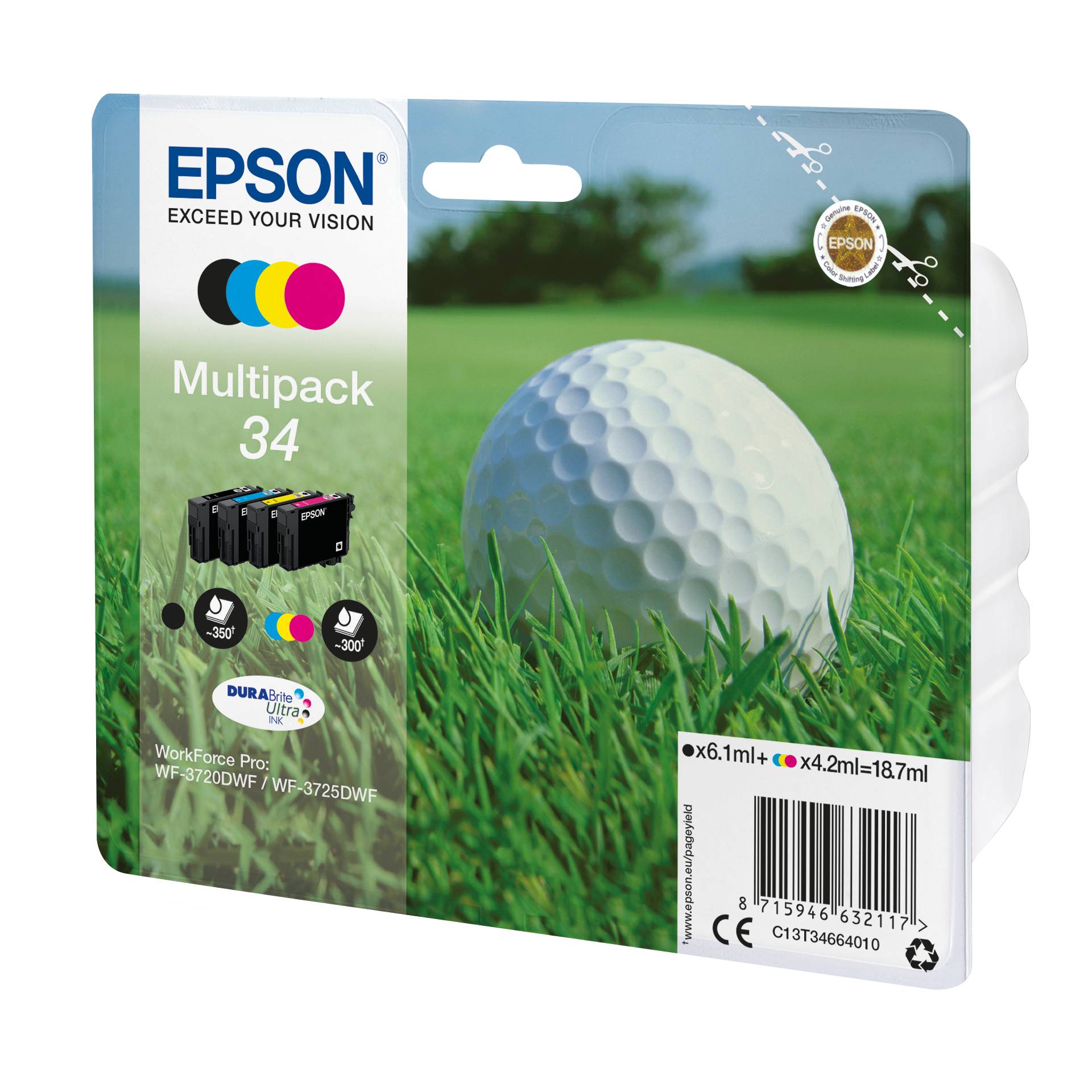 Epson DURABrite Ultra Multipack (4 colori) 34             T