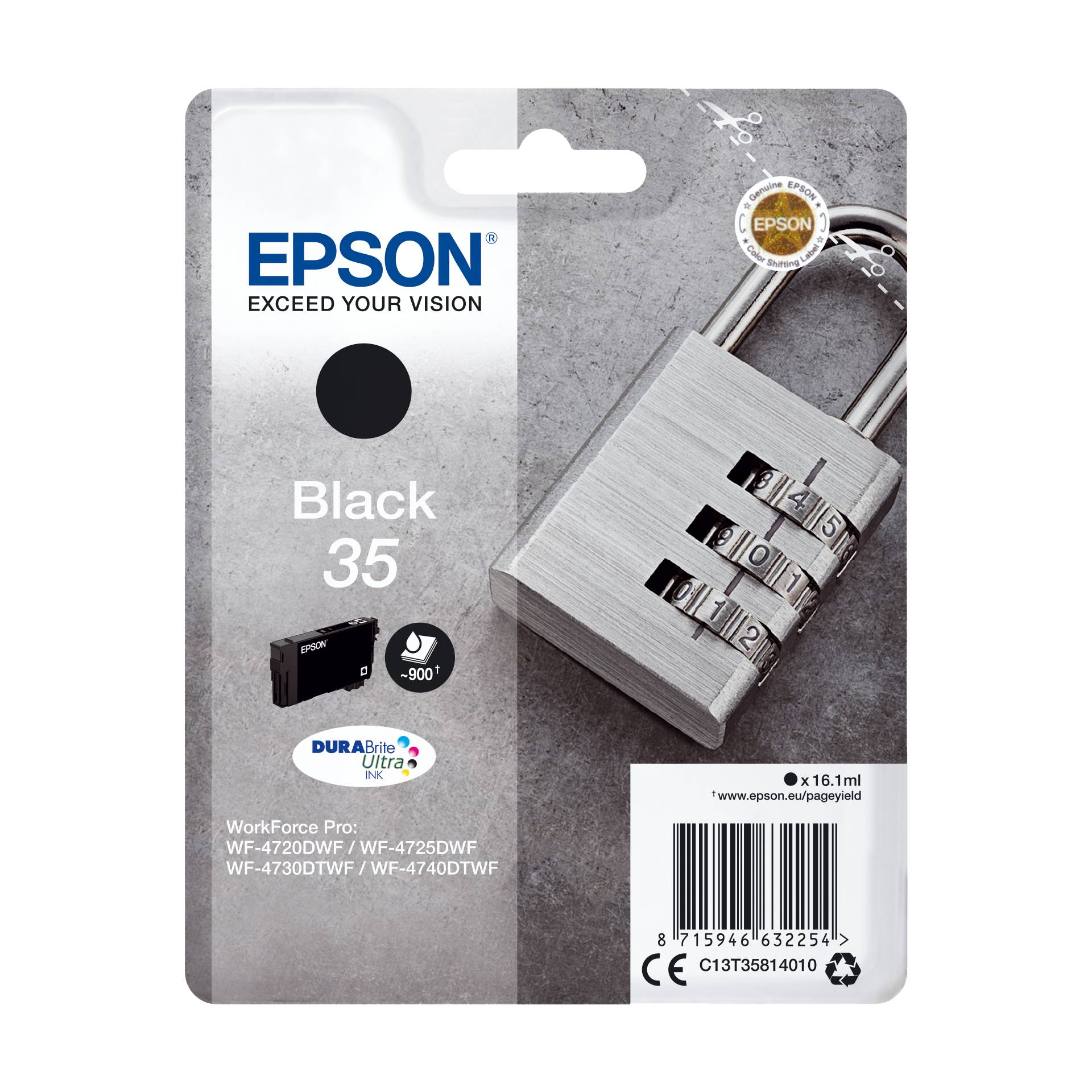 Epson cartuccia nero DURABrite Ultra Ink 35    T 3581