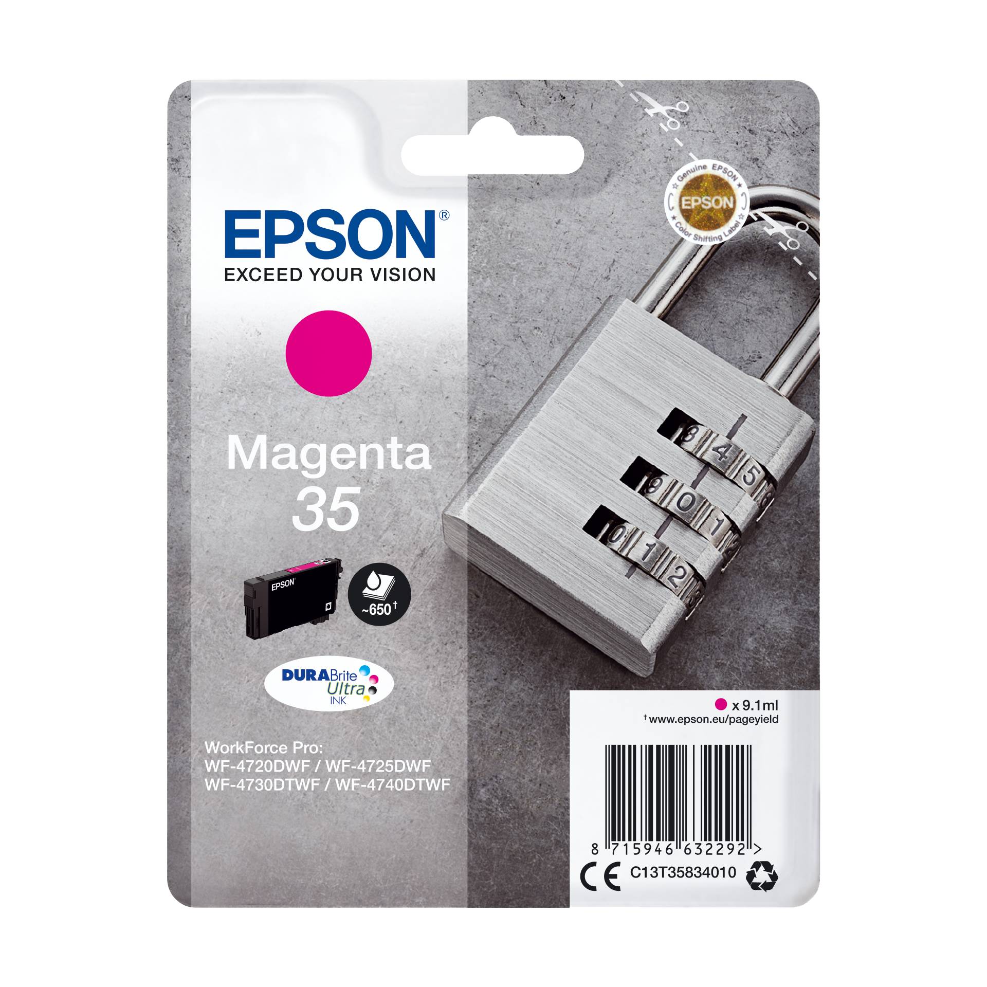Epson cartuccia magenta DURABrite Ultra Ink 35    T 3583