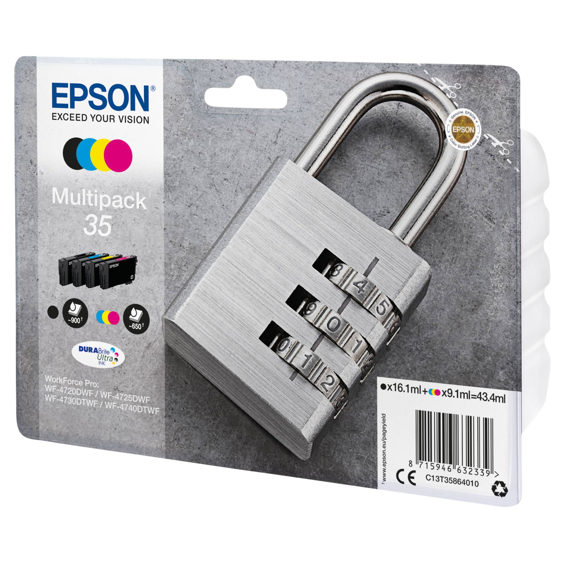 Epson DURABrite Ultra Multipack (4 colori) 35             T