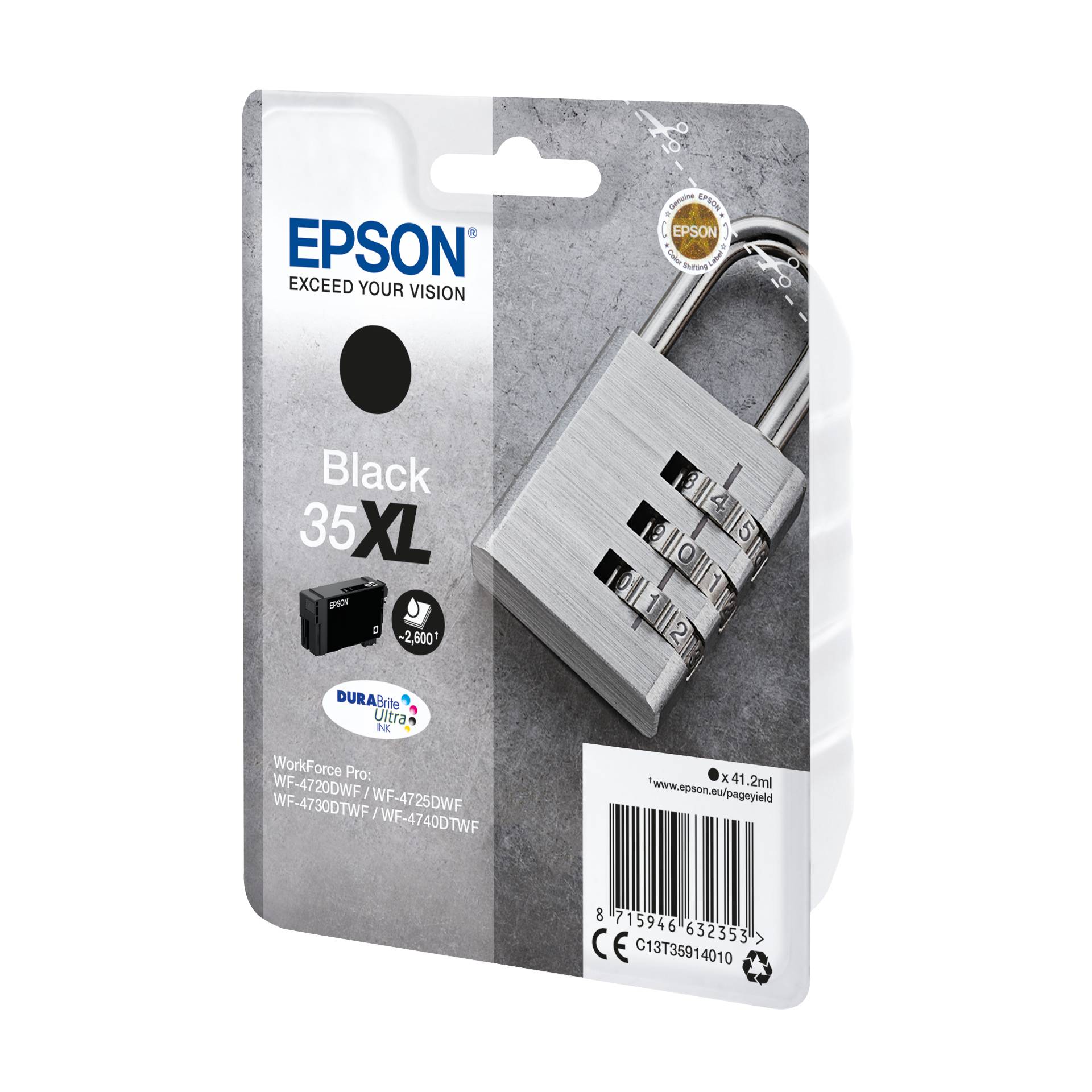 Epson cartuccia nero DURABrite Ultra Ink 35 XL T 3591