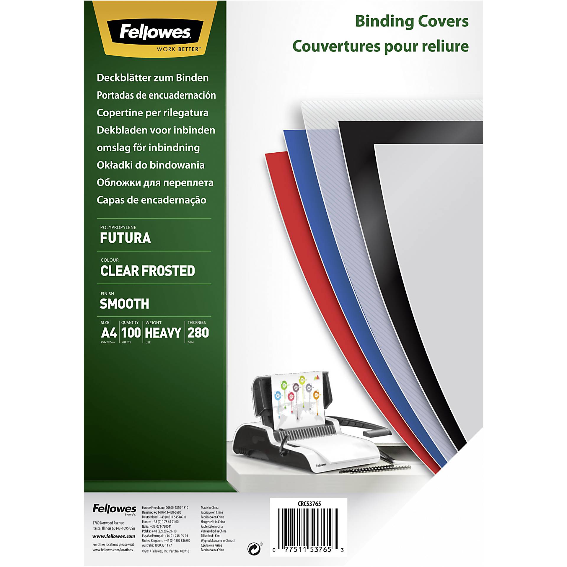 Fellowes Futura cartellina A4 opaco
