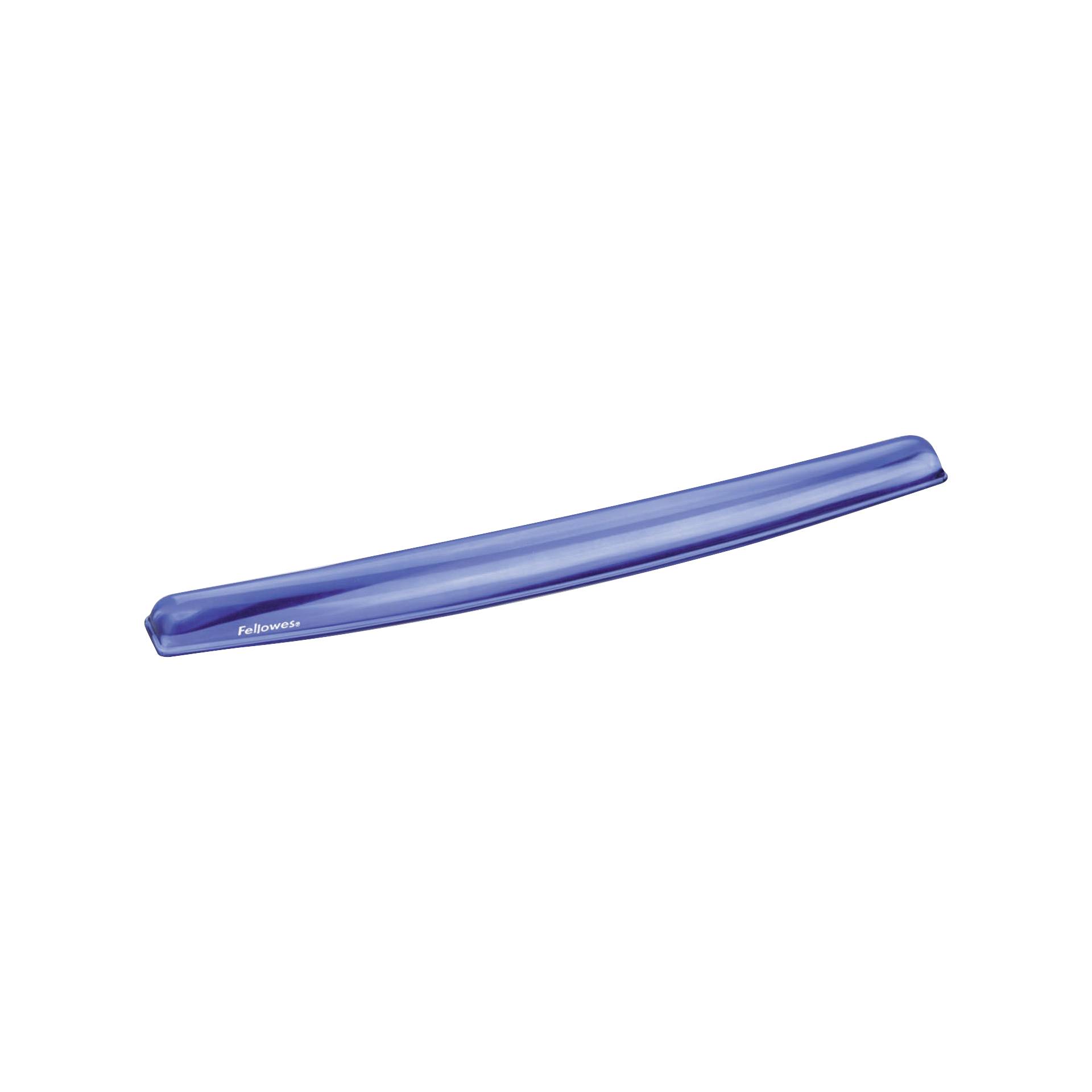 Fellowes Crystal Gel poggiapolsi da tastiera blu