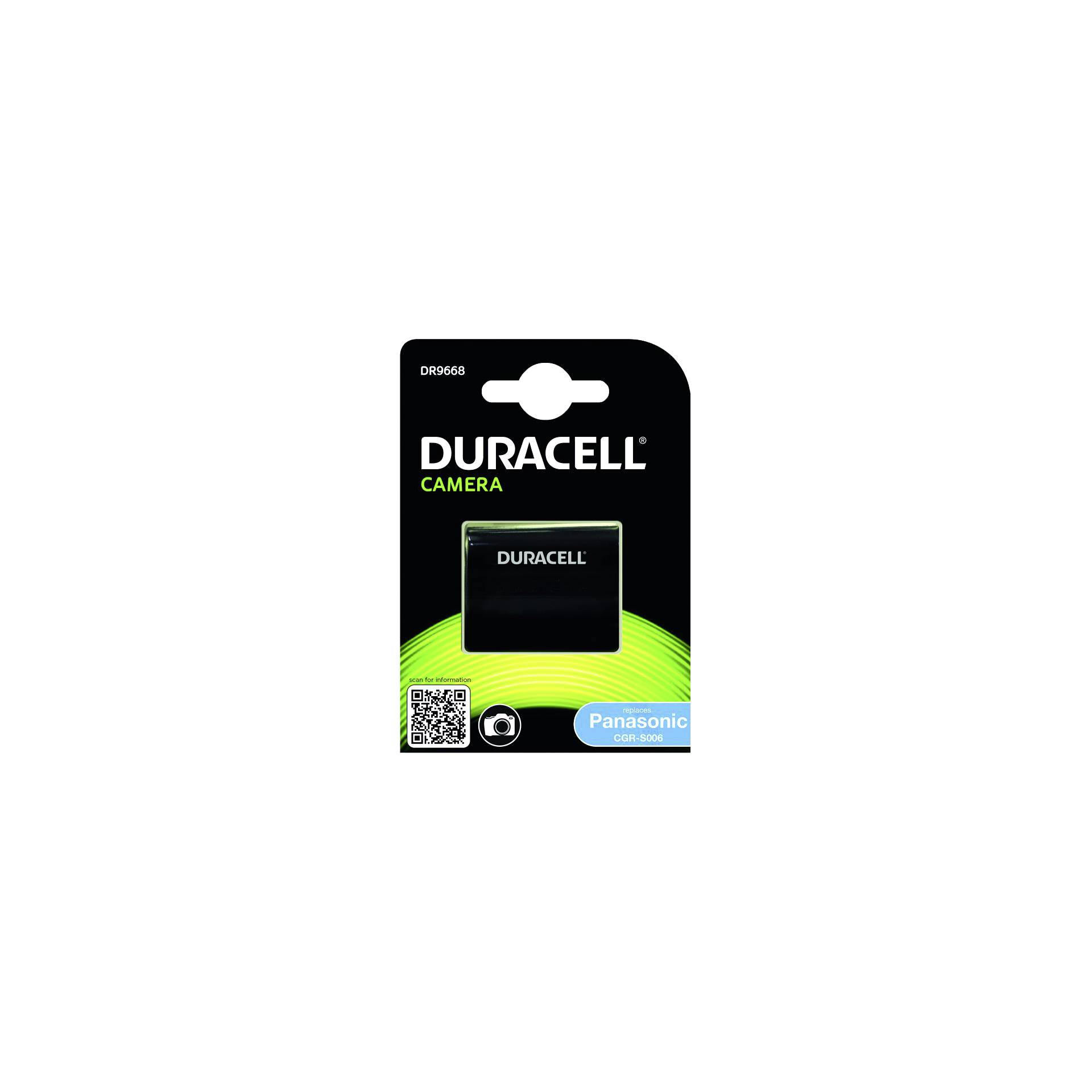 Duracell Li-Ion batt. 750 mah per Panasonic CGA-S006