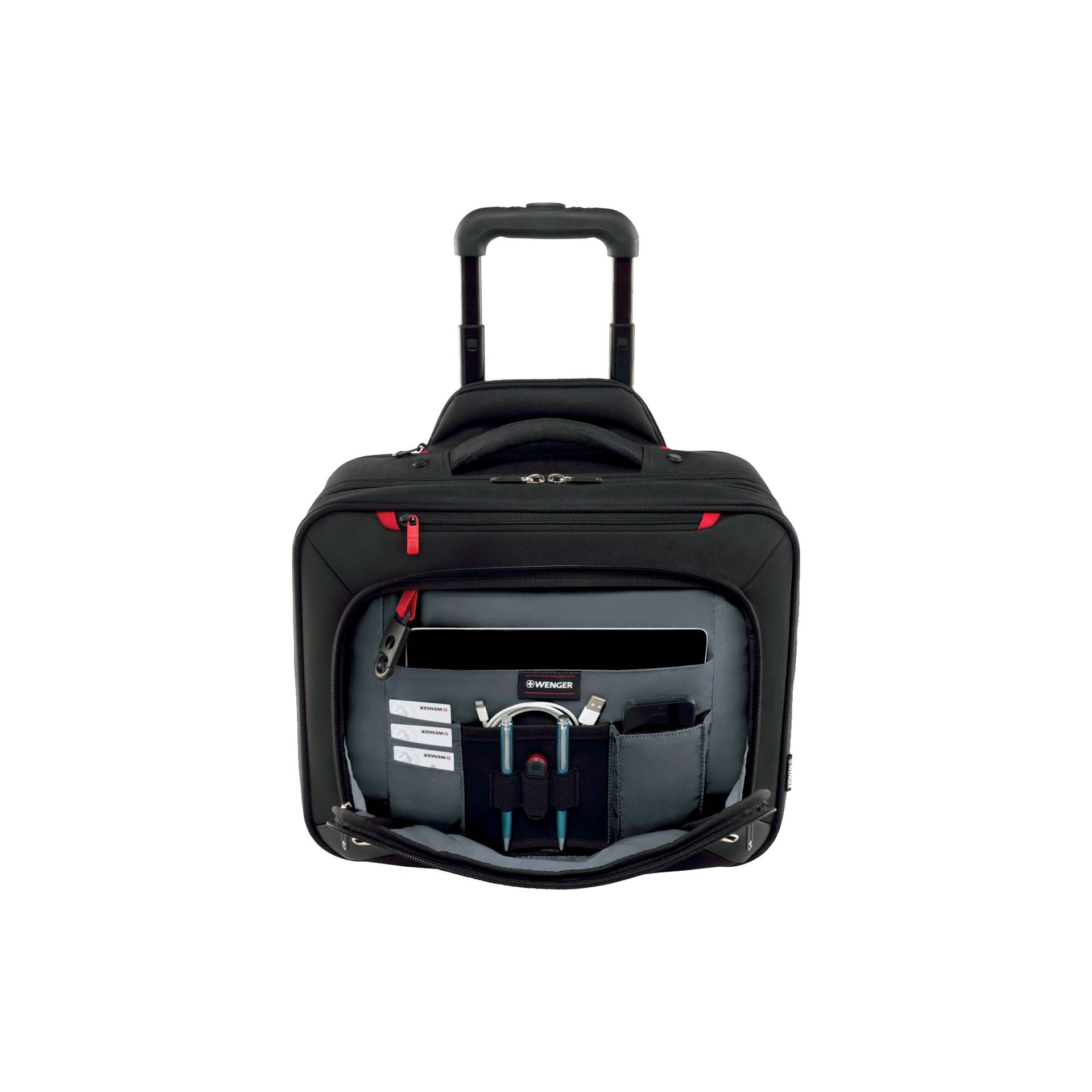 Wenger Transfer 20cm depth Wheeled Business Case nero