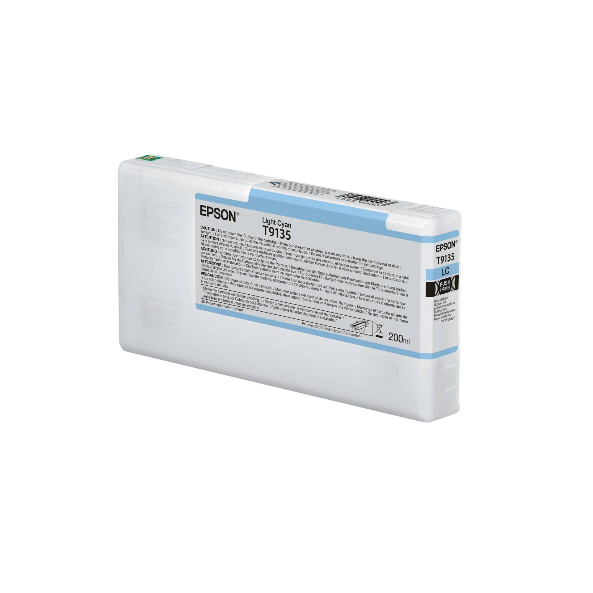 Epson cartuccia light ciano T 913 200 ml              T 9135