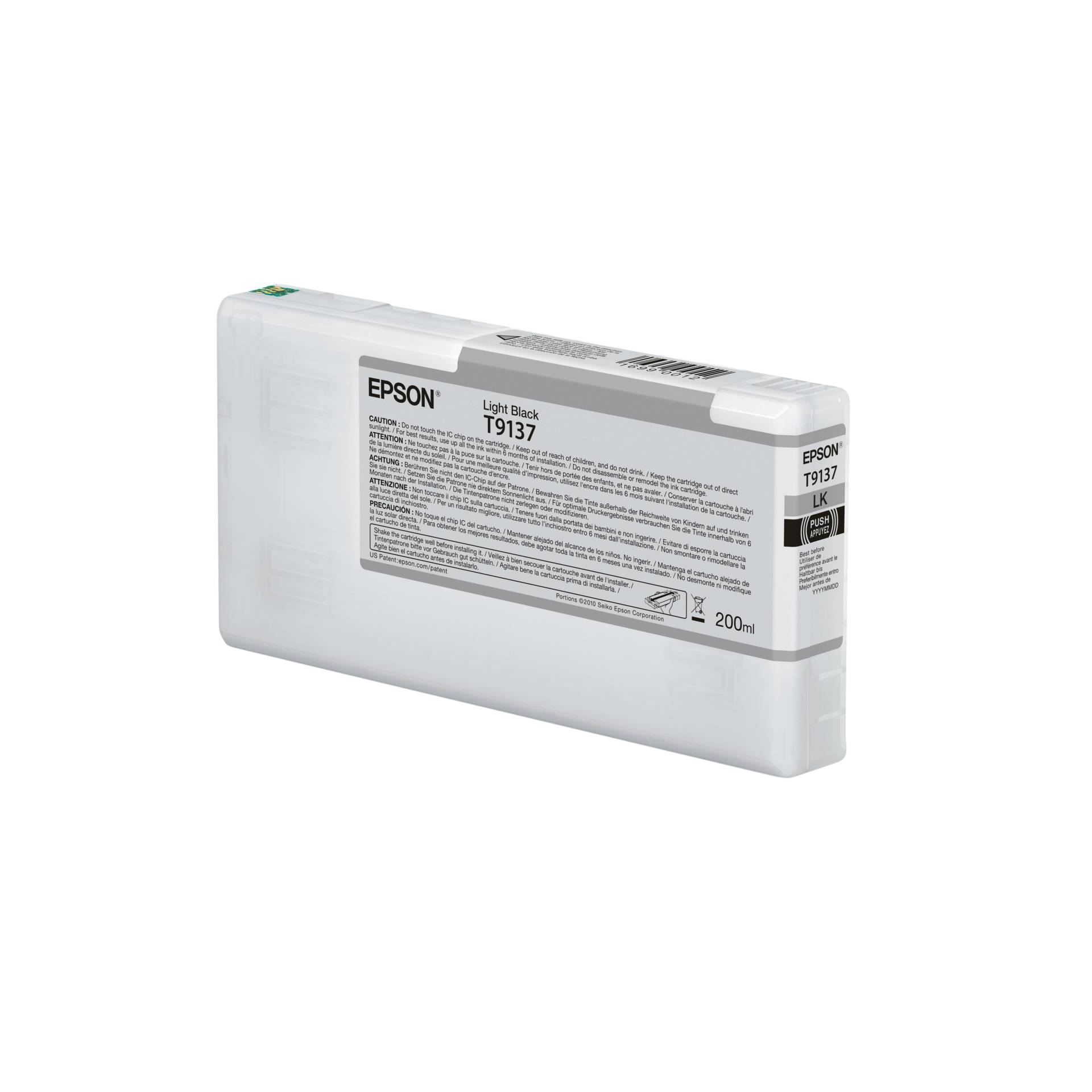 Epson cartuccia light nero T 913 200 ml              T 9137