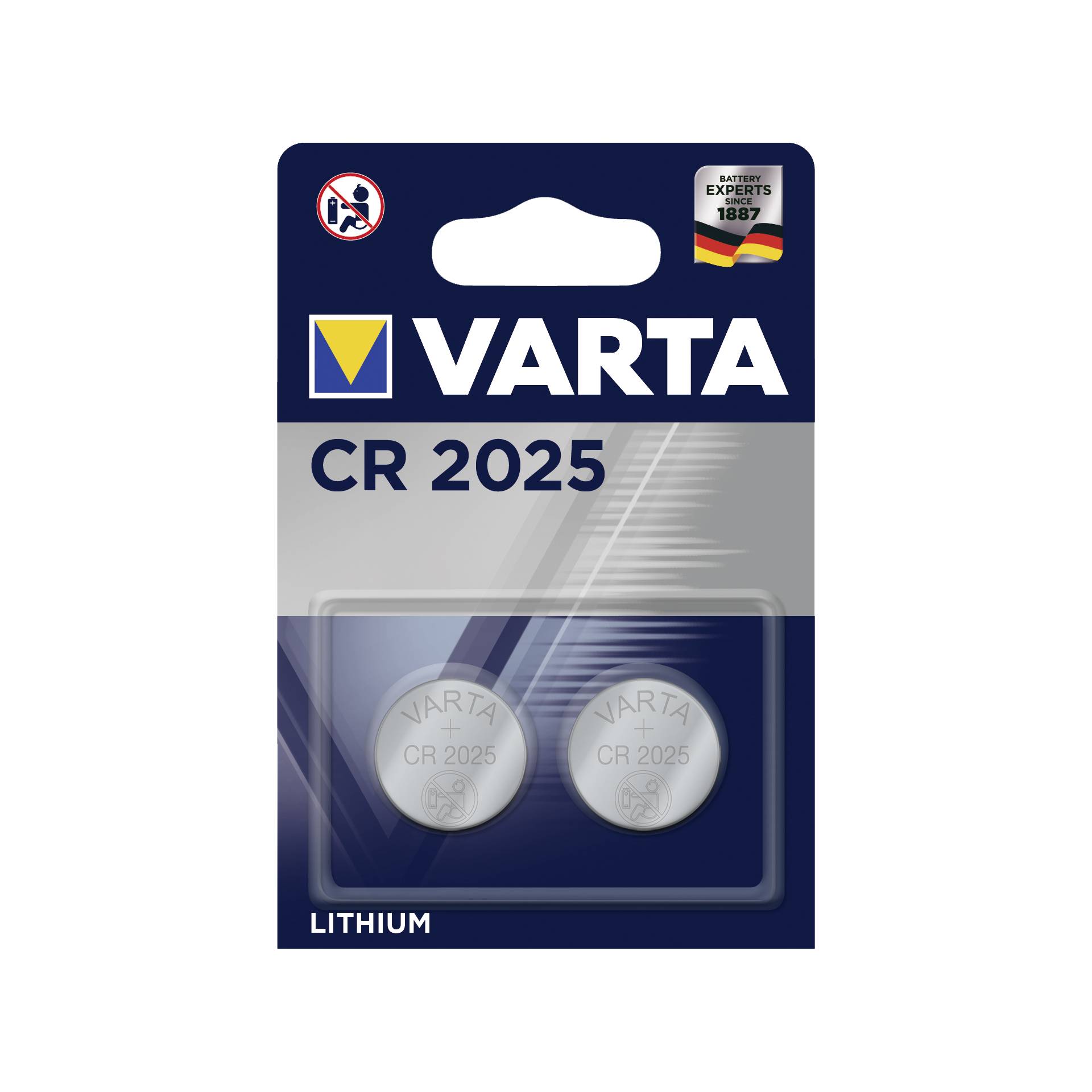 10x2 Varta electronic CR 2025