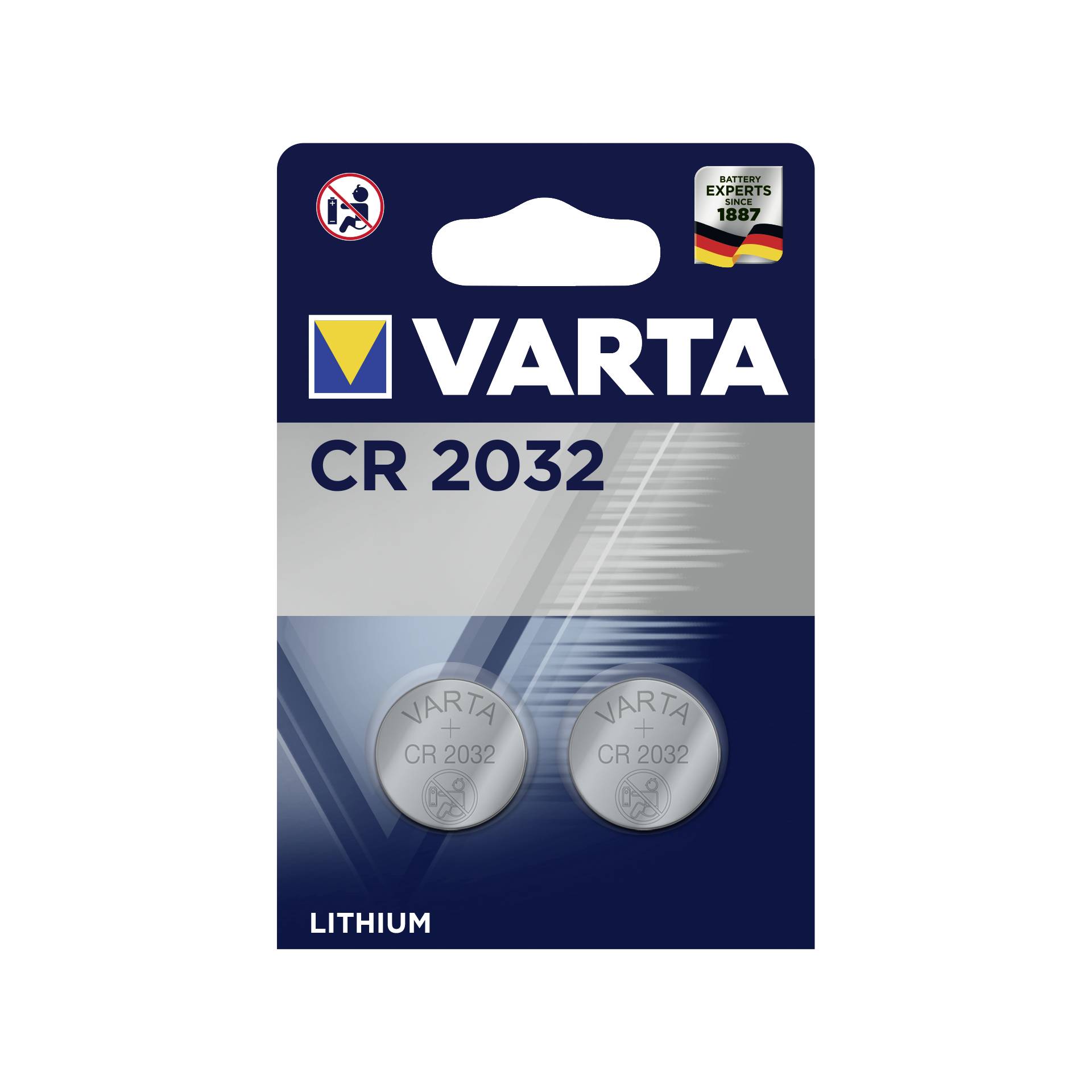 10x2 Varta electronic CR 2032