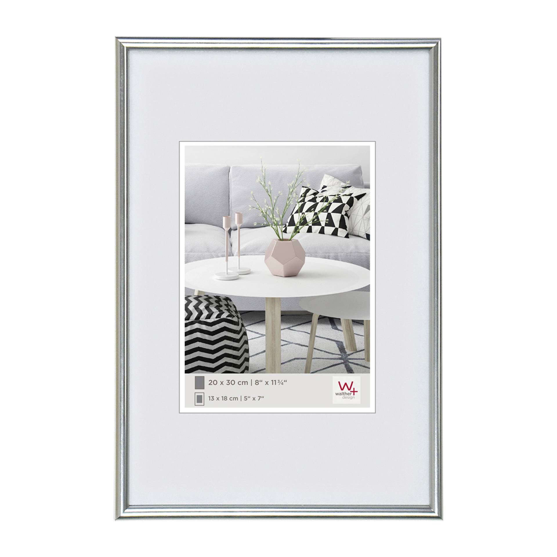 Walther Galeria            20x30 plastica argento KS030H