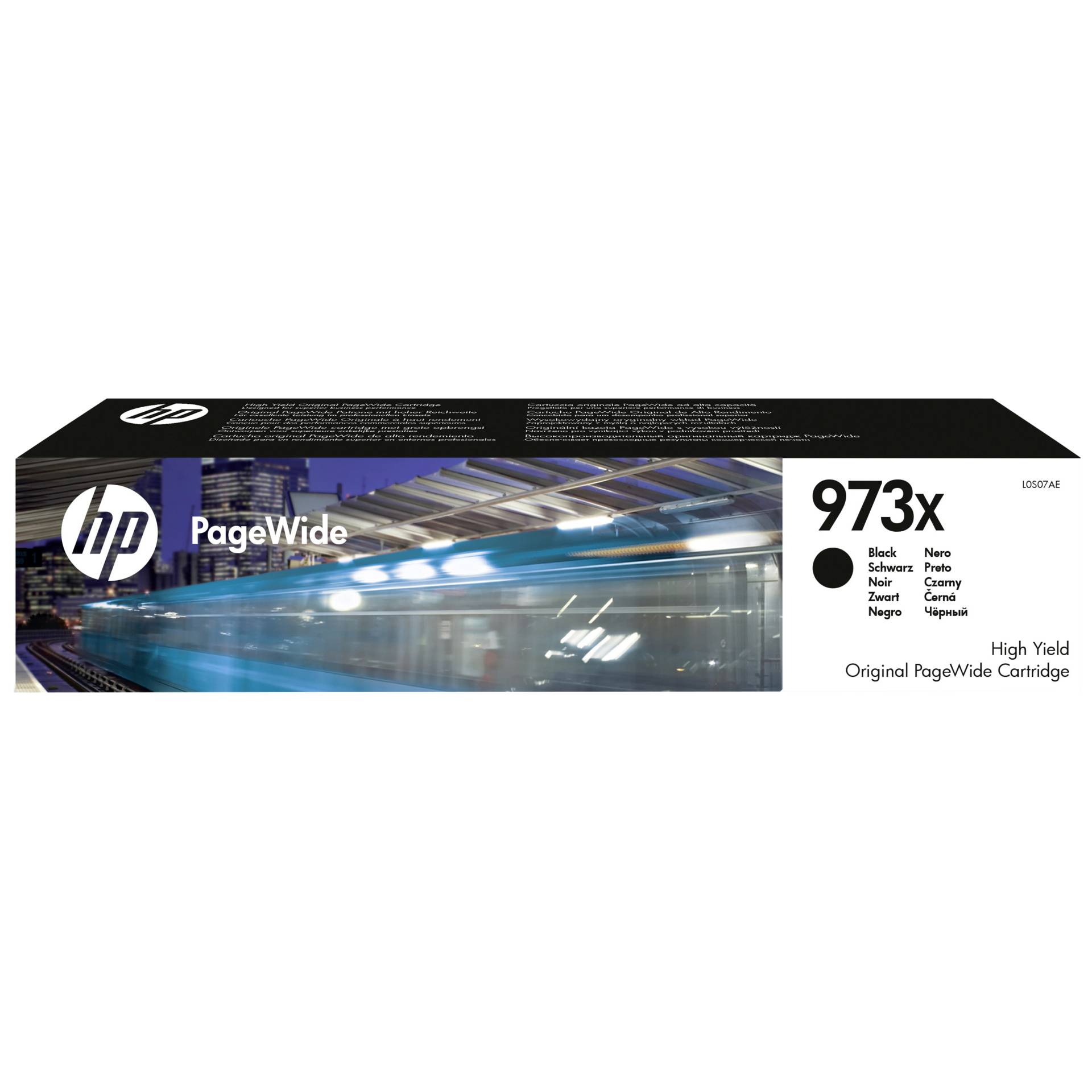 HP L0S07AE PageWide cartuccia nero No. 973 XL