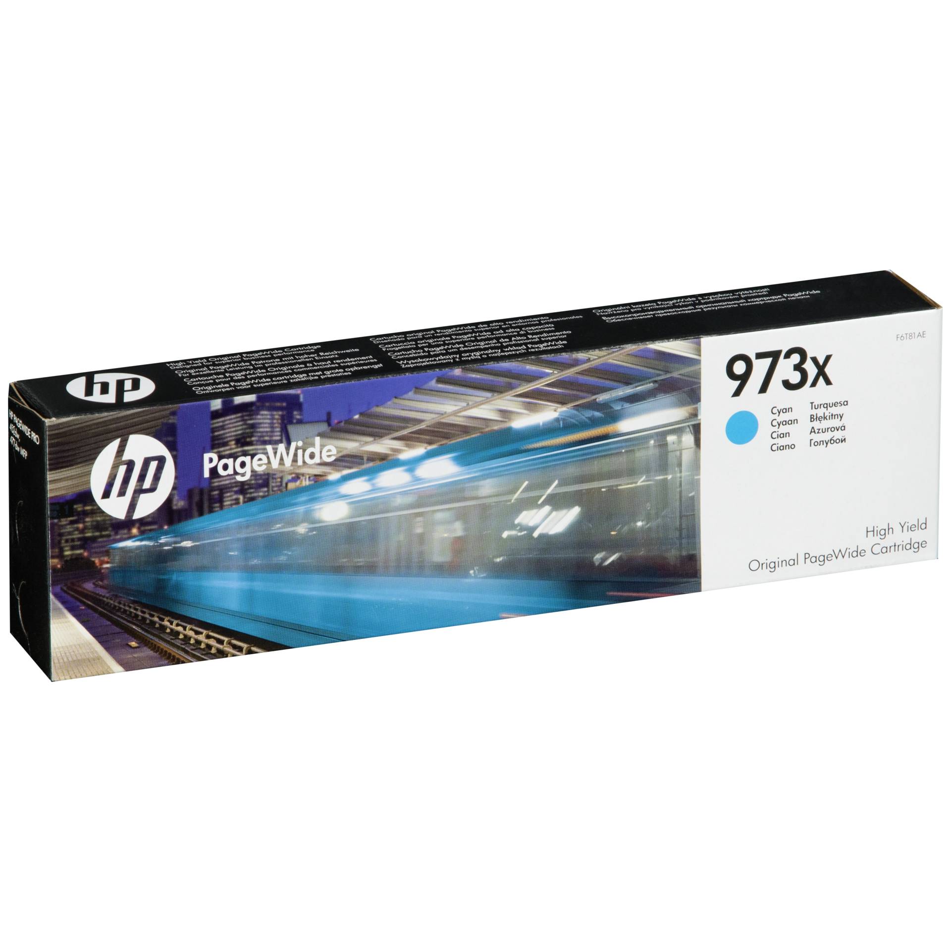 HP F6T81AE PageWide cartuccia ciano No. 973 XL