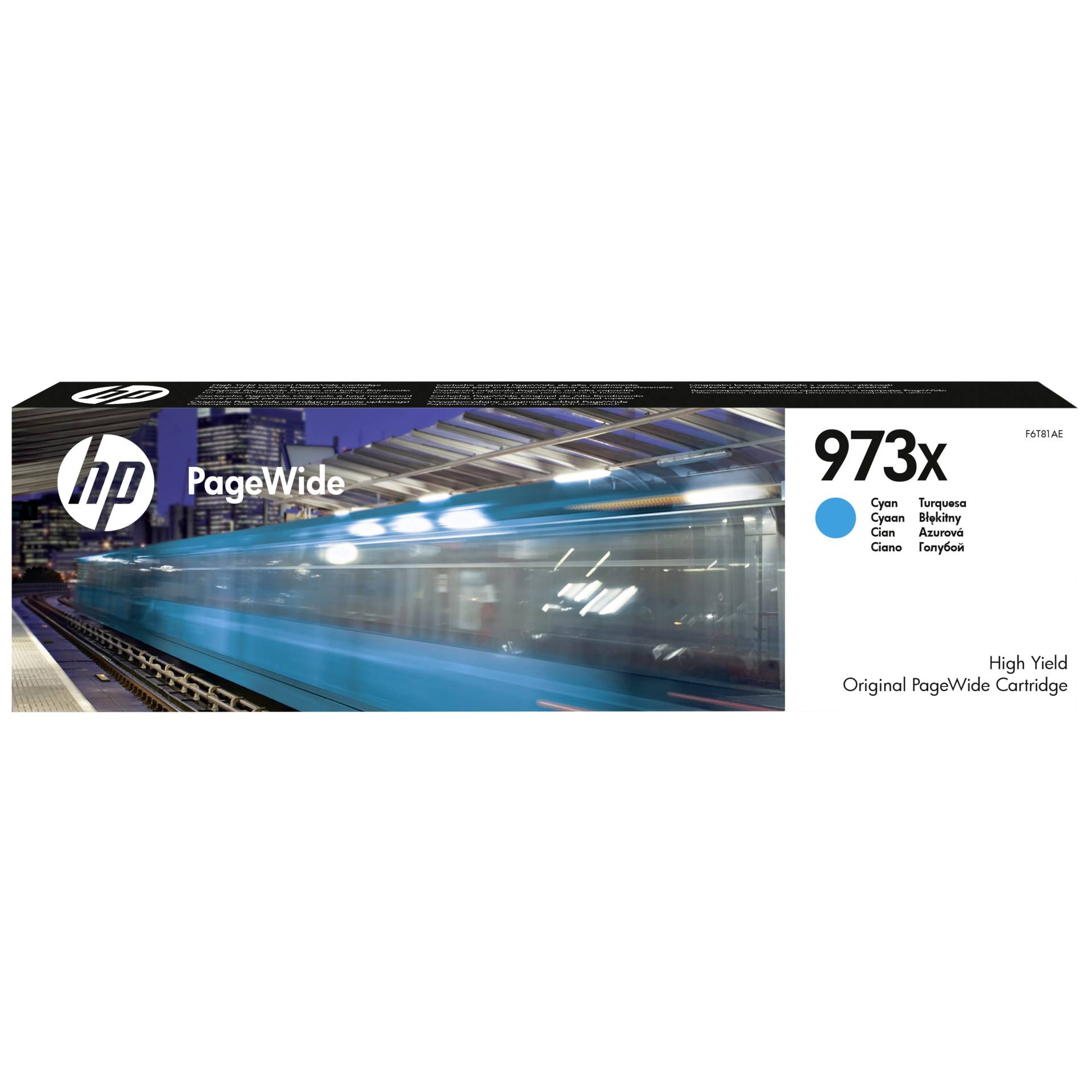HP F6T81AE PageWide cartuccia ciano No. 973 XL