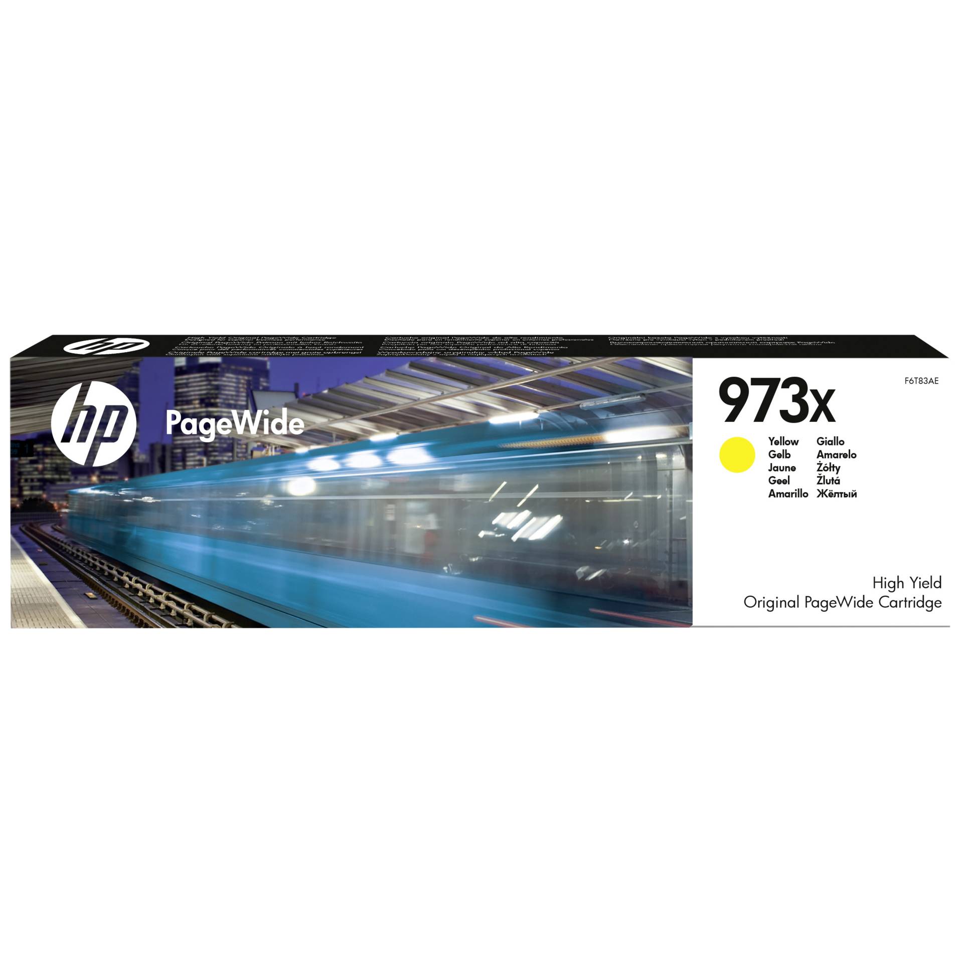 HP F6T83AE PageWide cartuccia giallo No. 973 XL