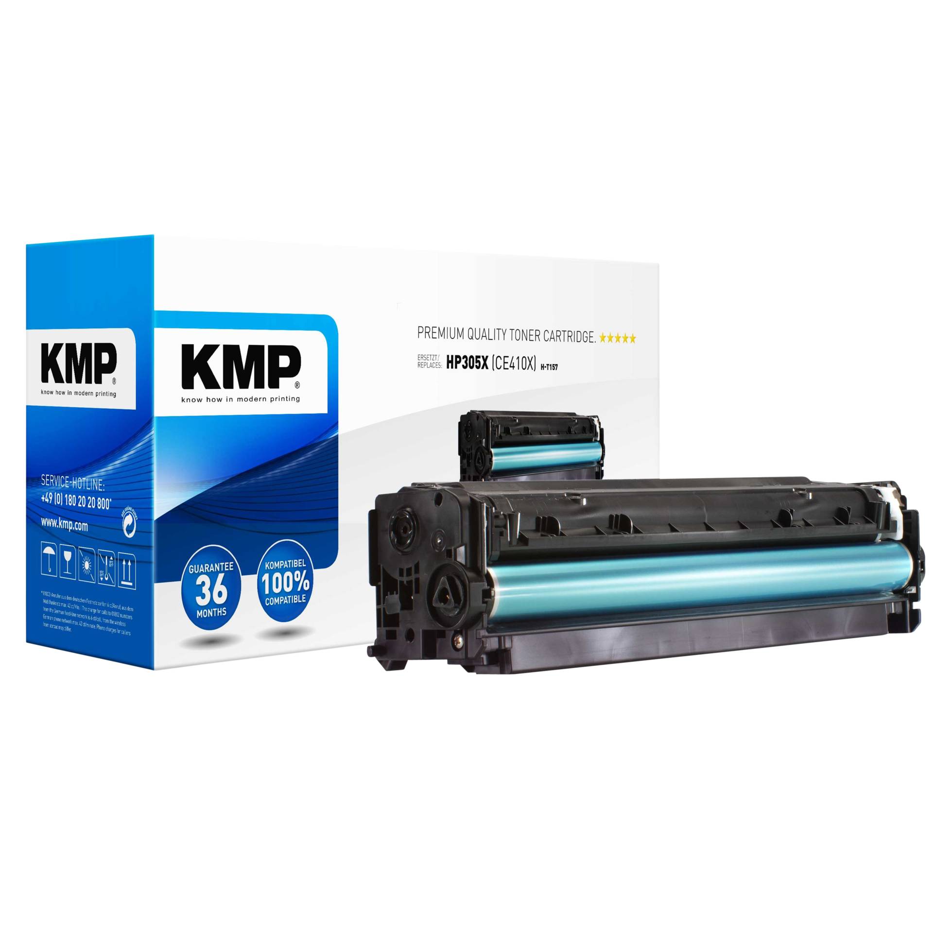 KMP H-T157 cartuccia nero compatibile con HP CE 410 X