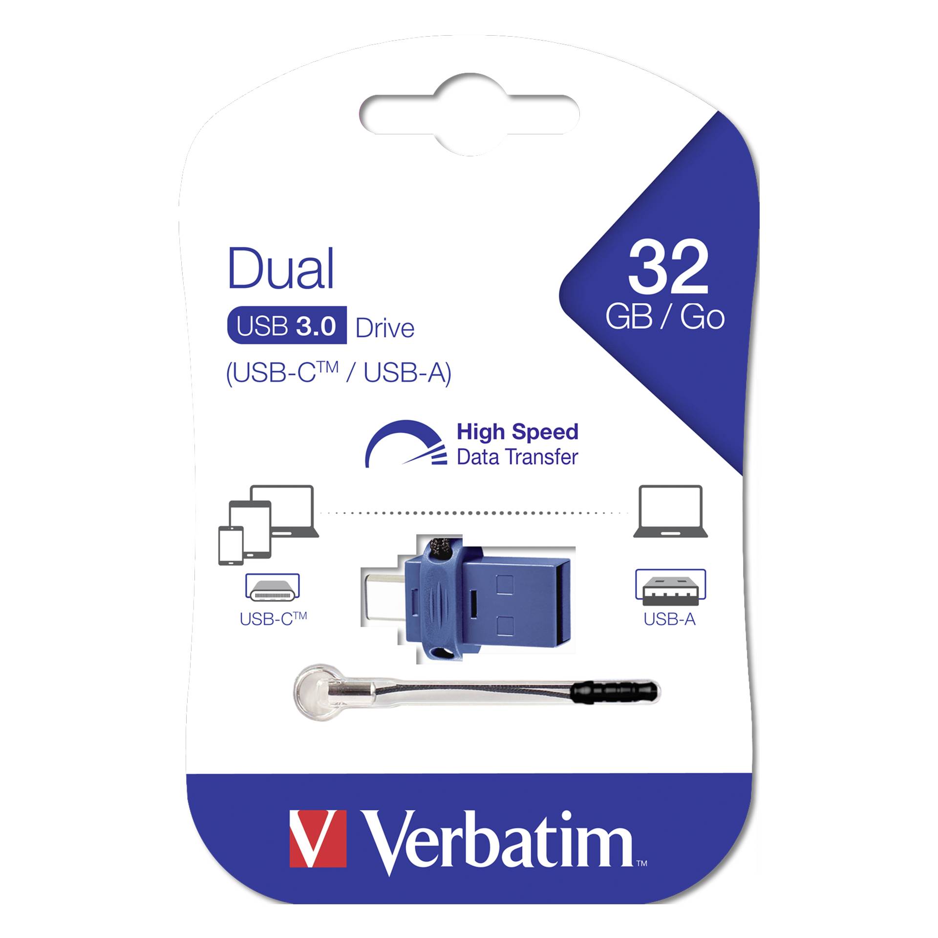 Verbatim Store n Go         32GB Dual Drive USB 3.0 / USB C
