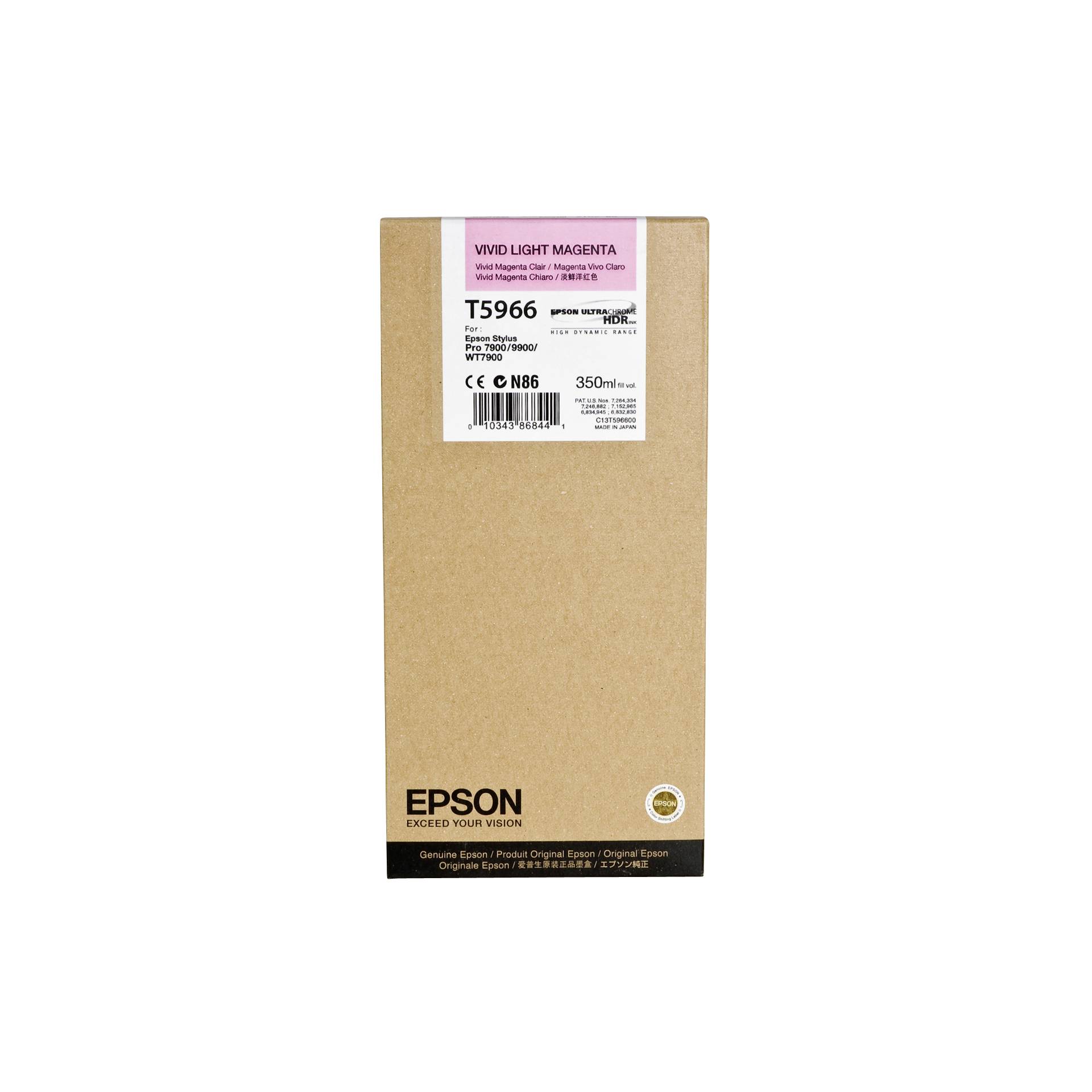 Epson cartuccia     light magenta T 596  350 ml     T 5966