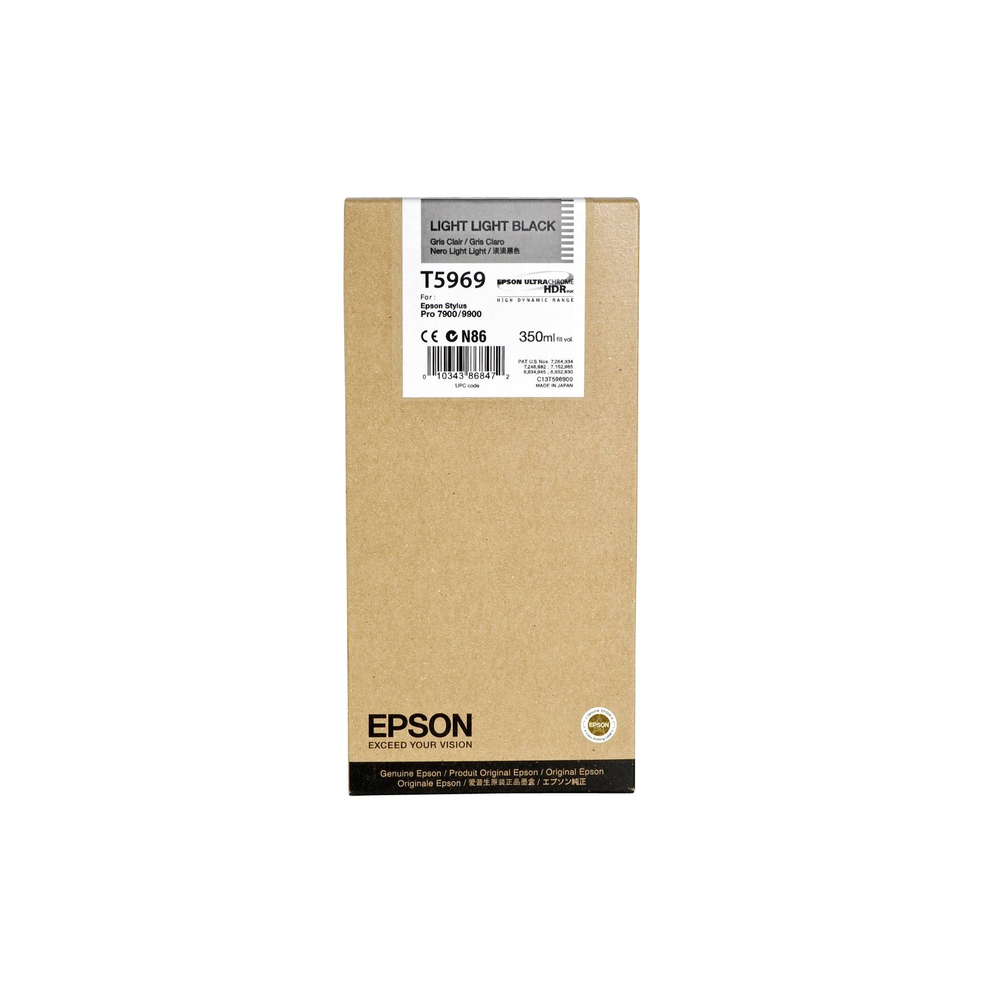 Epson cartuccia     light light nero  T 596  350 ml T 5969