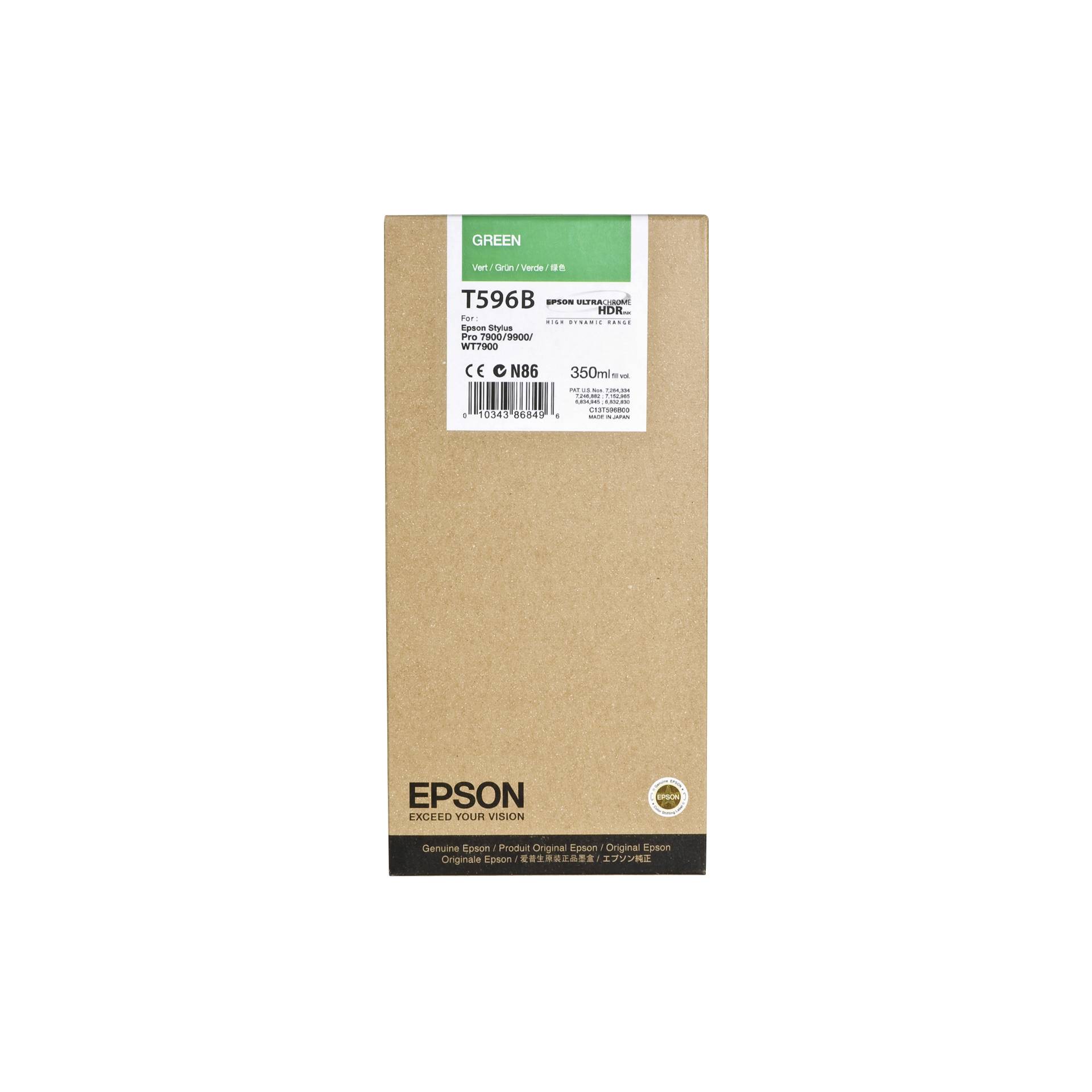 Epson cartuccia verde T 596 350 ml              T 596B