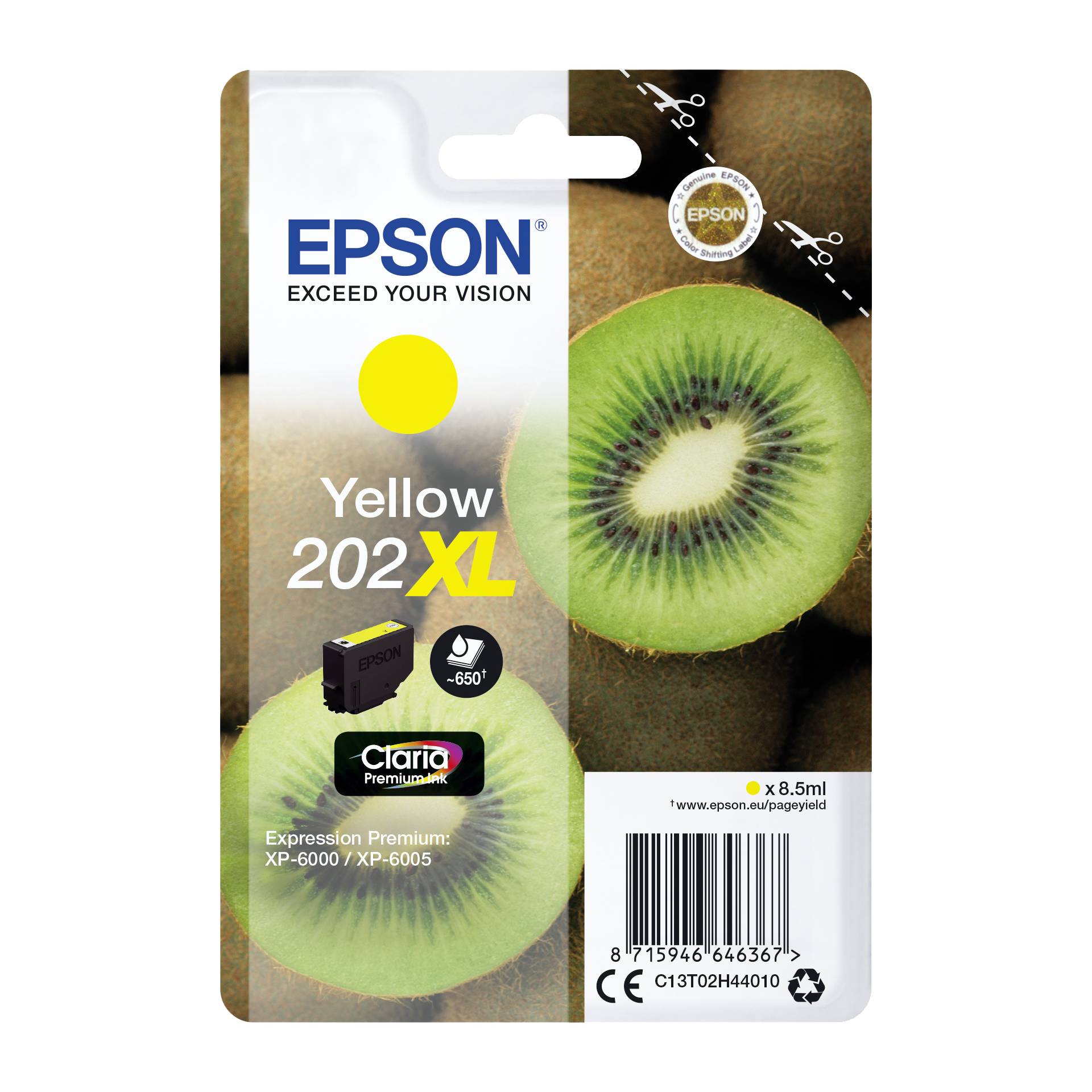 Epson cartuccia giallo Claria Premium 202 XL     T 02H4