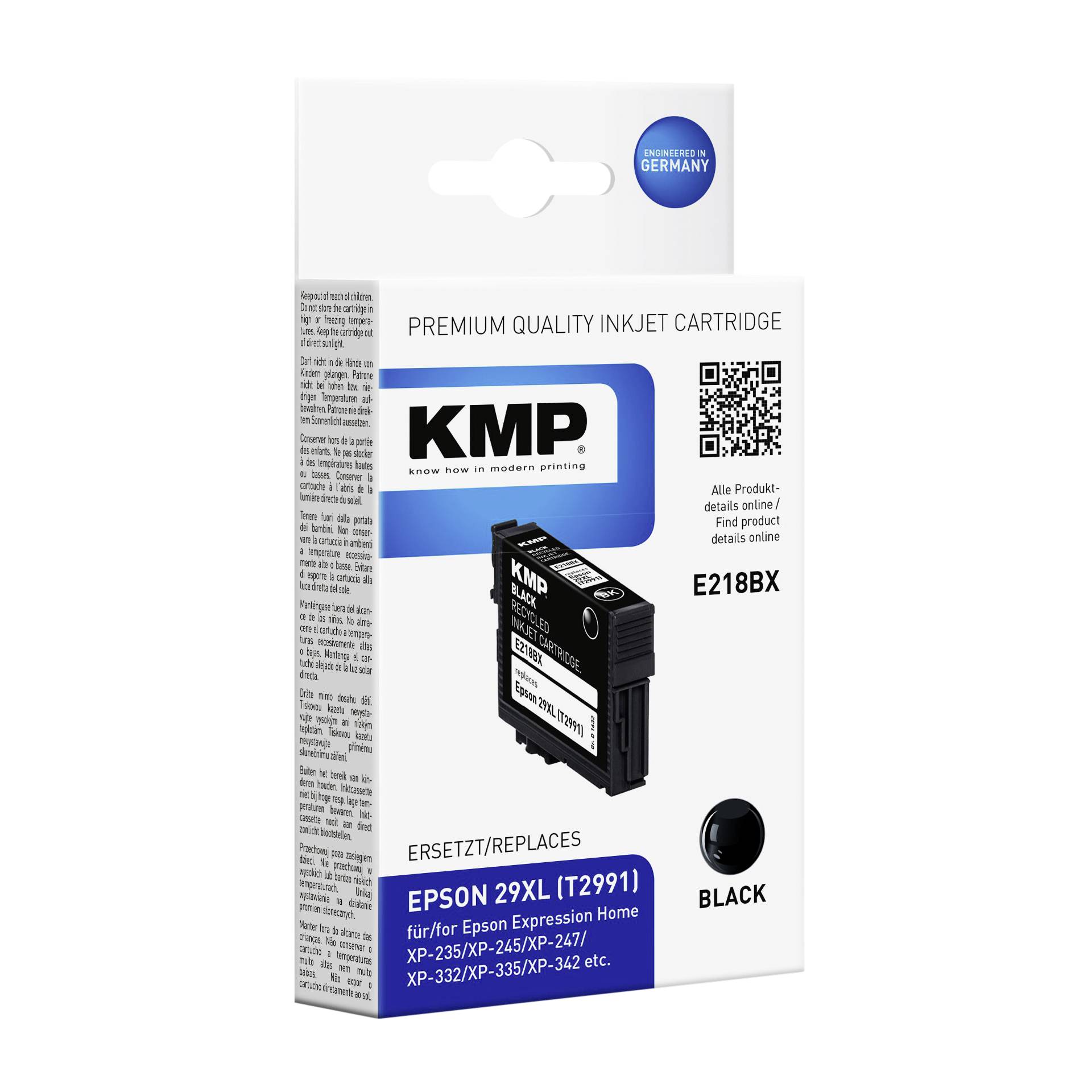 KMP E218BX cartuccia nero compatibile con Epson T 2991 XL