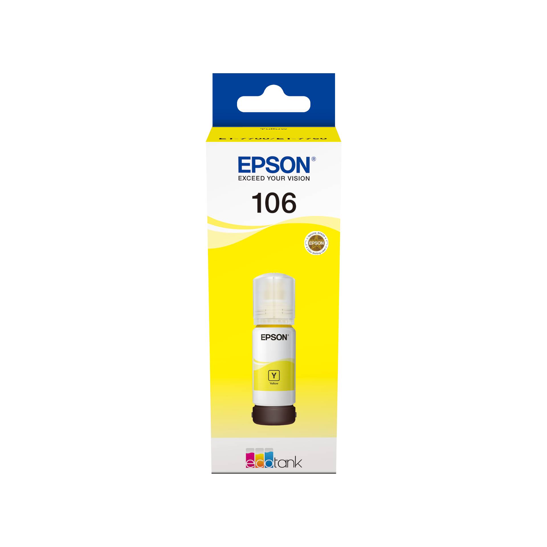 Epson EcoTank giallo T 106 70 ml               T 00R4