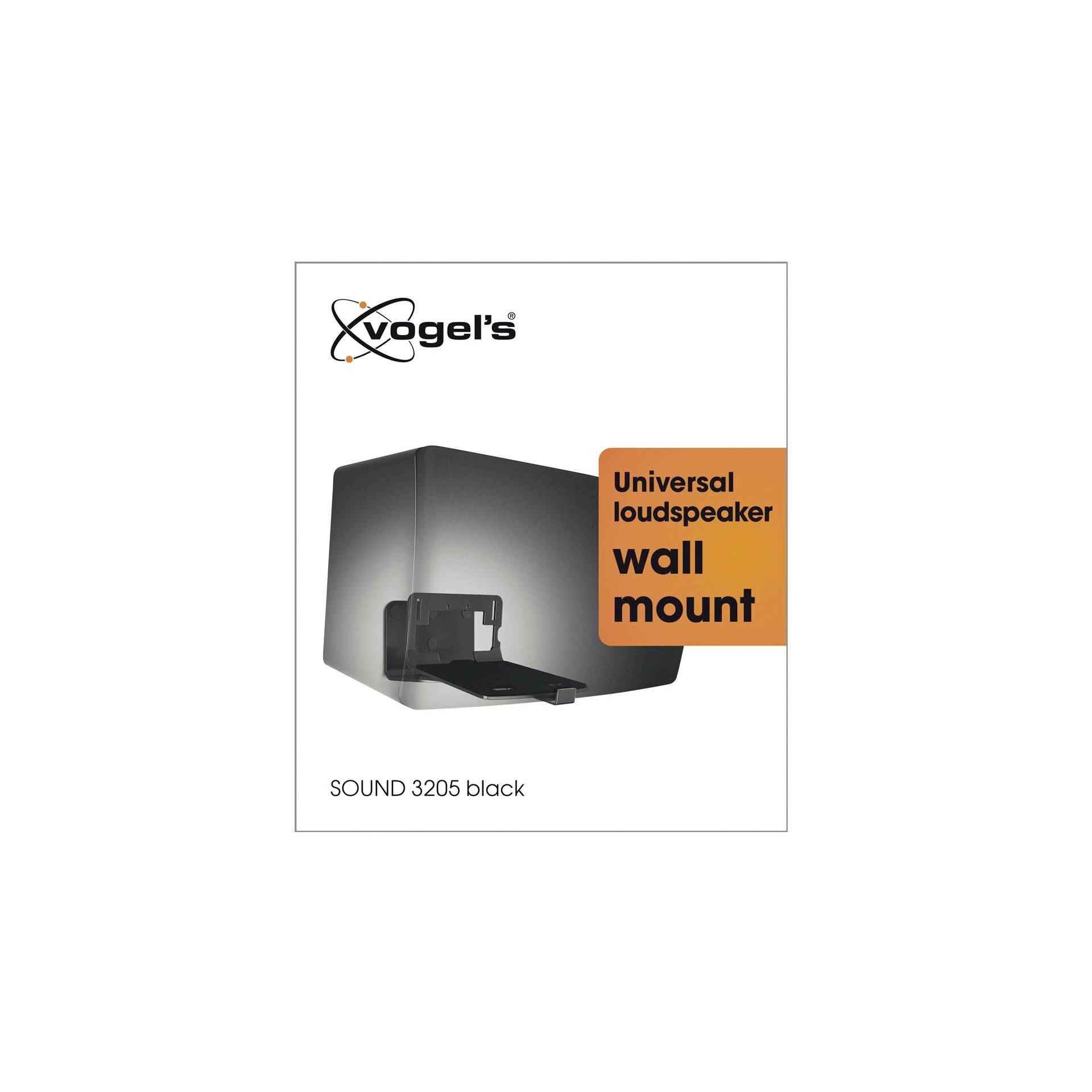 Vogels Sound 3205 supporto per parete L nero
