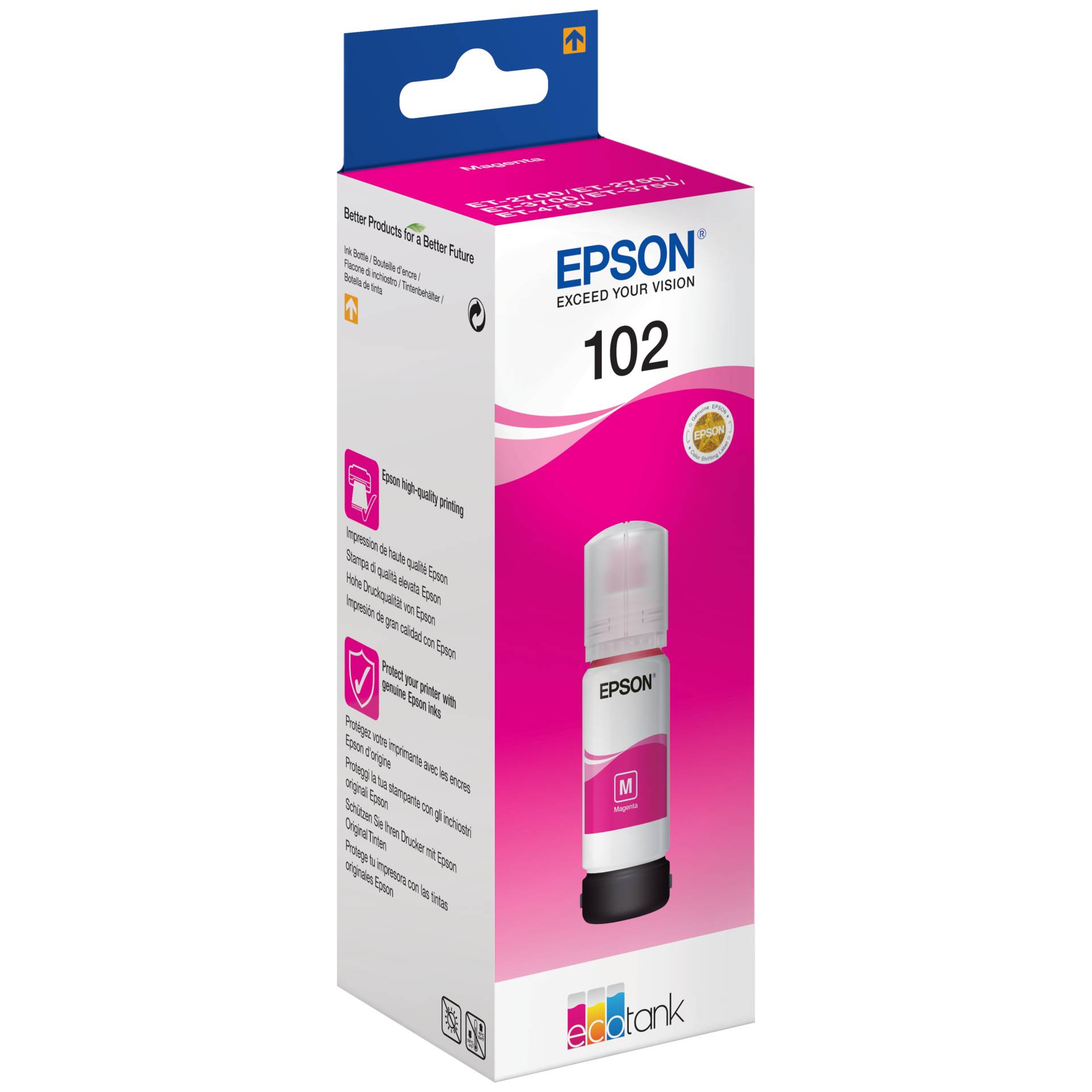 Epson EcoTank magenta T 102 70 ml               T 03R3