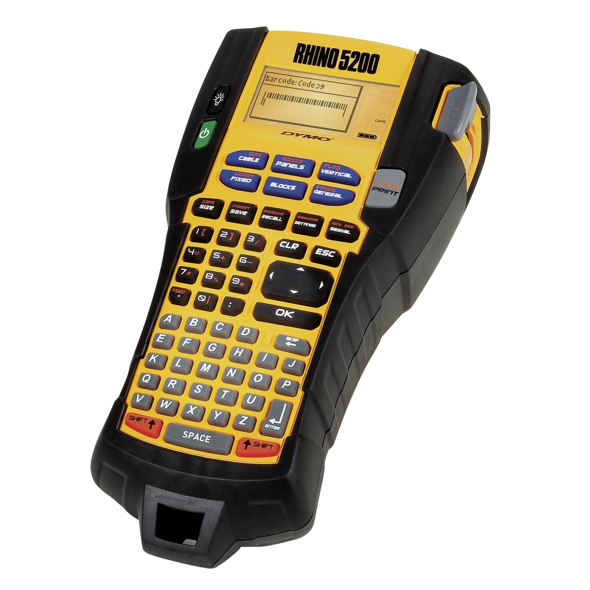 Dymo Rhino 5200 in una robusta custodia rigida