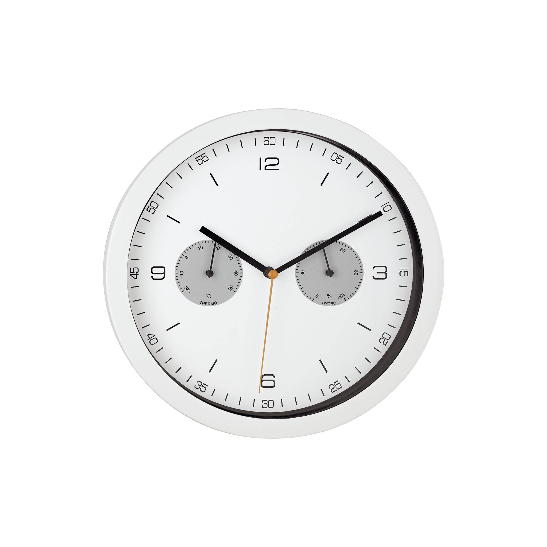 Mebus 52826 bian. Orologio a muro radiocontrollata