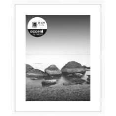 Nielsen Aura bianco 24x30 legno incl. Passepartout 1122001