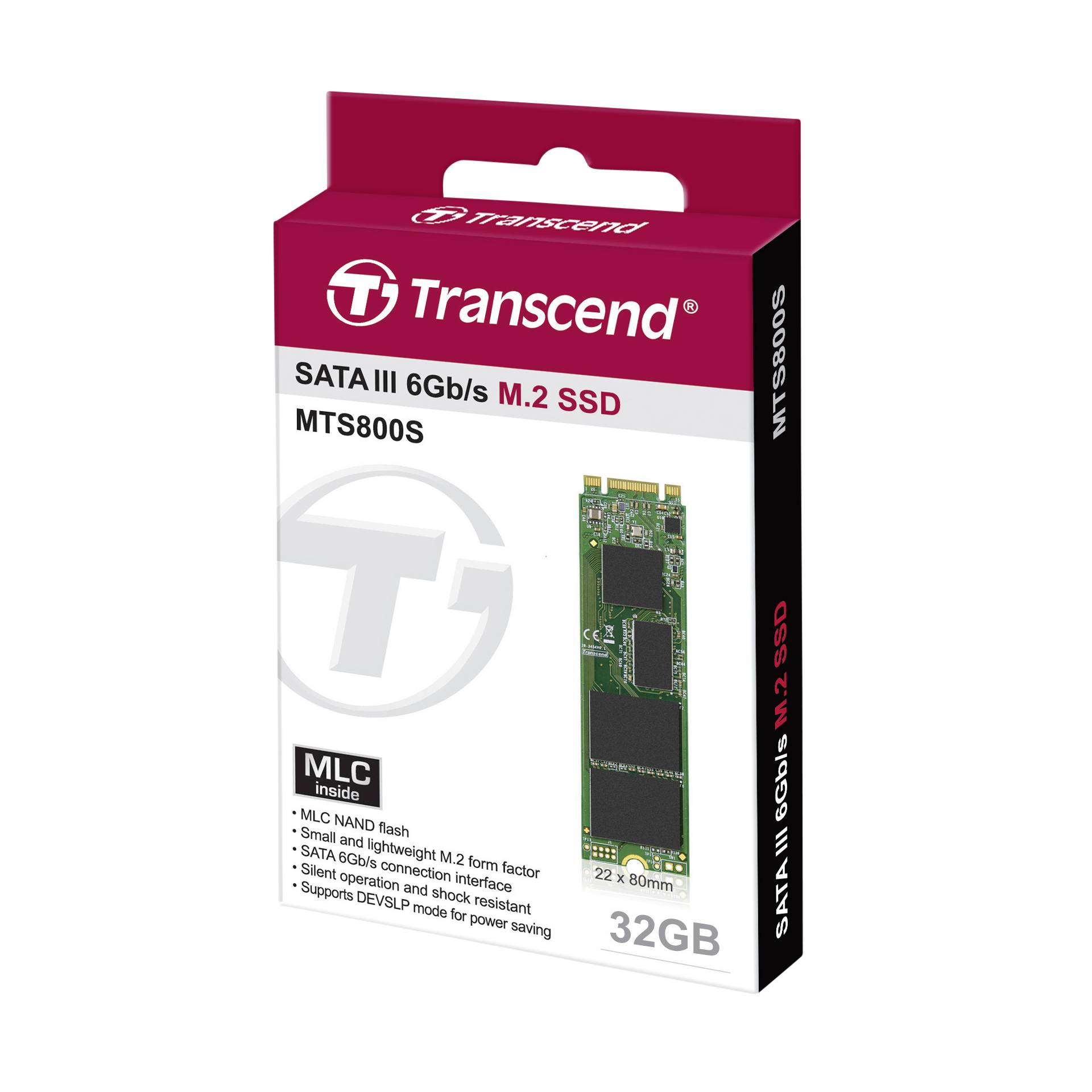 Transcend SSD MTS800S       32GB M.2 SATA III