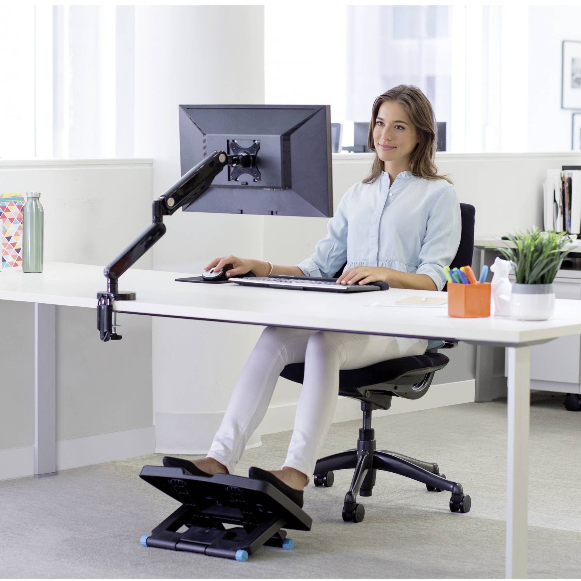 Fellowes Platinum Series Single braccio per monitor