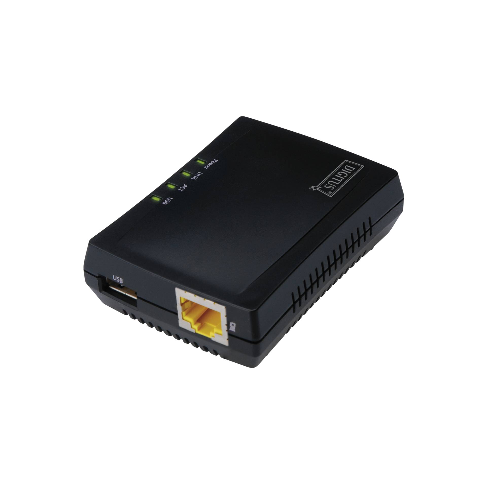 DIGITUS 1-Port USB 2.0 Multifunction Network Server
