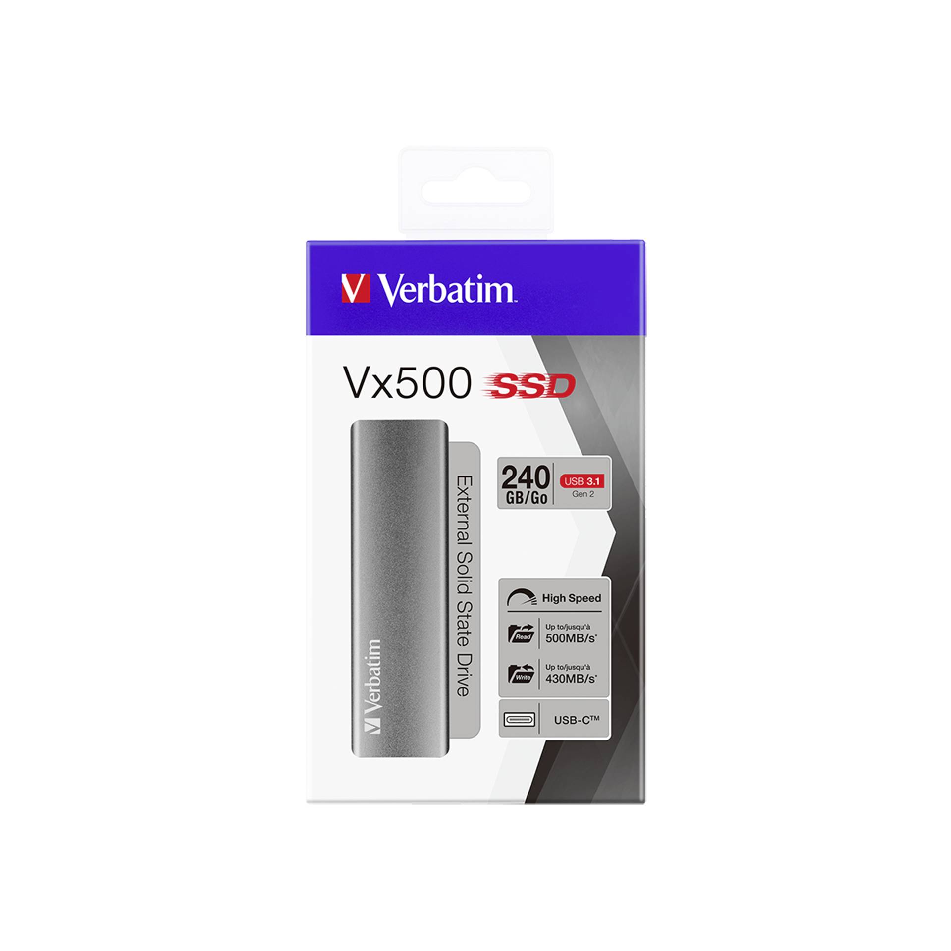 Verbatim Store n Go Vx500  240GB SSD USB 3.1