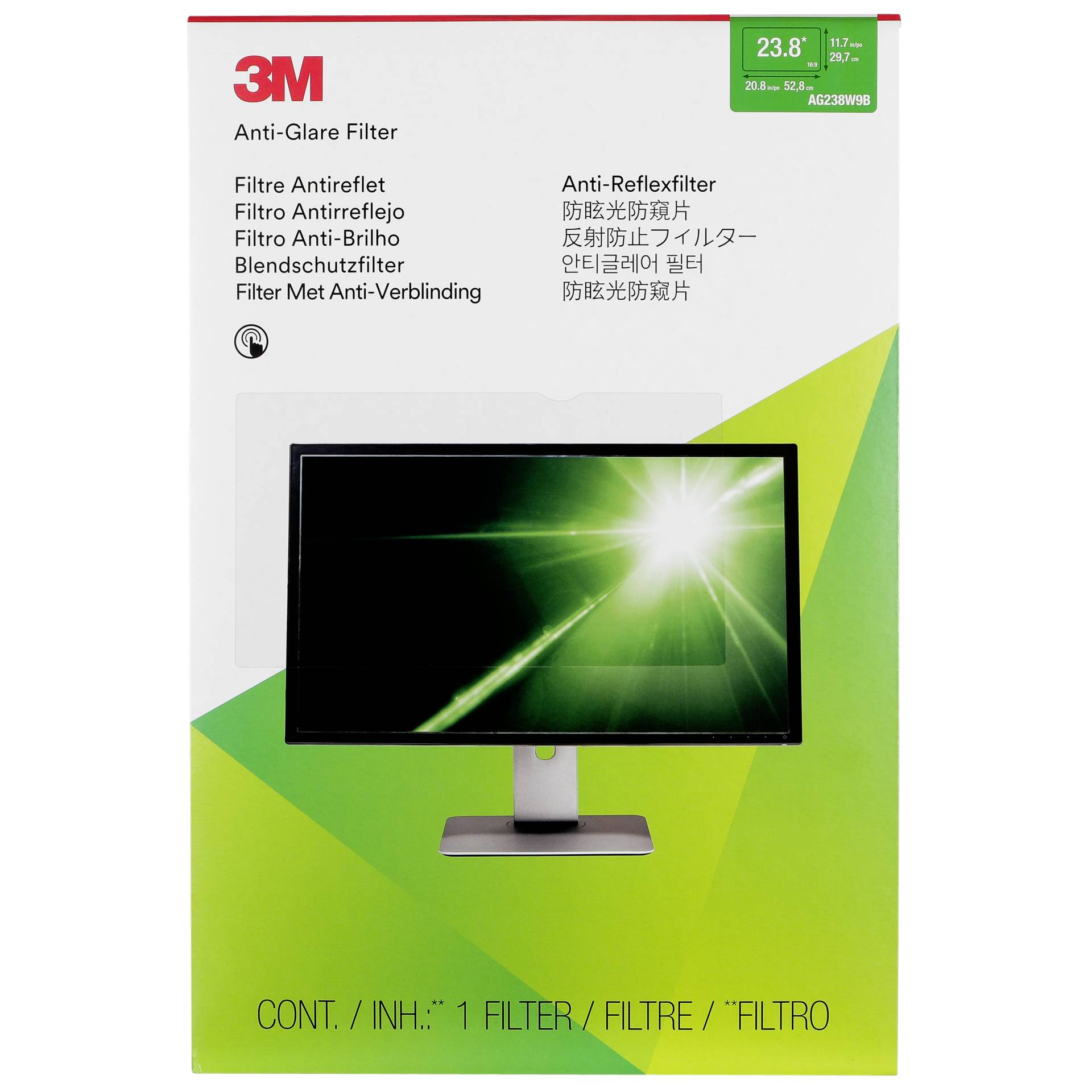 3M AG238W9B Filtro antiriflesso per LCD Widescreen Monitor 2