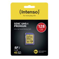 Intenso SDXC Card          128GB Class 10 UHS-I 2