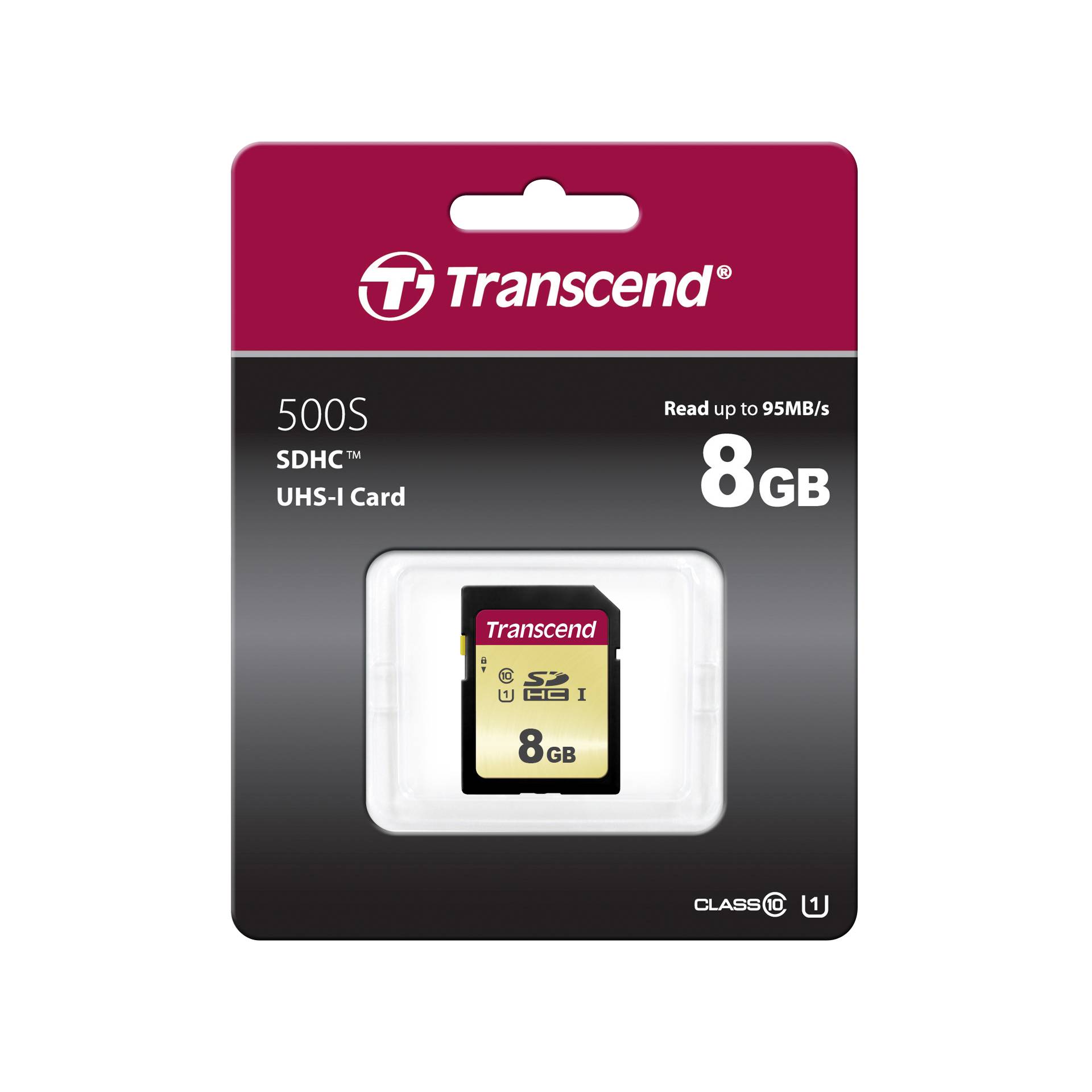 Transcend SDHC 500S          8GB Class 10 UHS-I U1