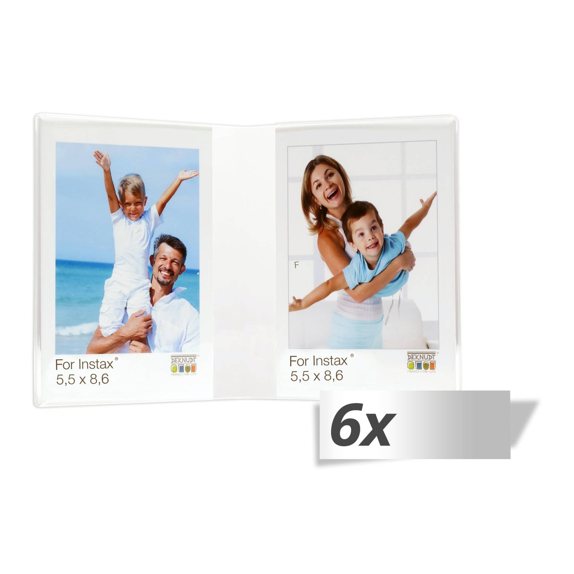 1x6 Deknudt S58RL2 H2V 2x5,5x8,6 plastica trasparente plexi