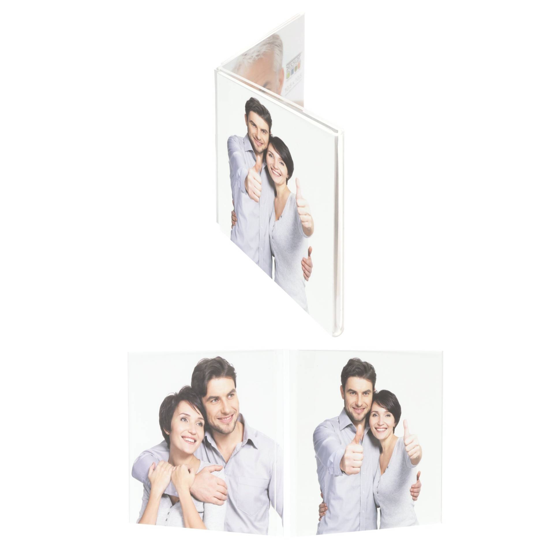 1x6 Deknudt S58RL2 H2V 2x5,5x8,6 plastica trasparente plexi