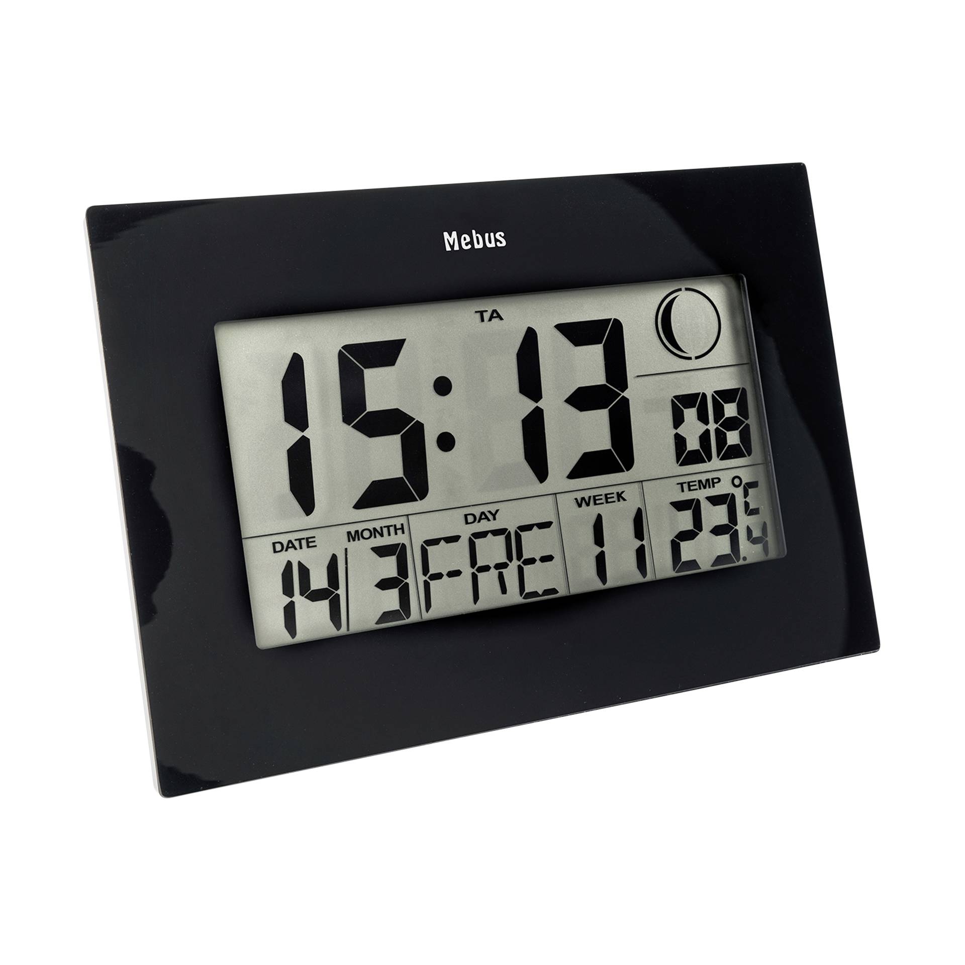 Mebus 46732 orologio a muro radiocontrollato digitale