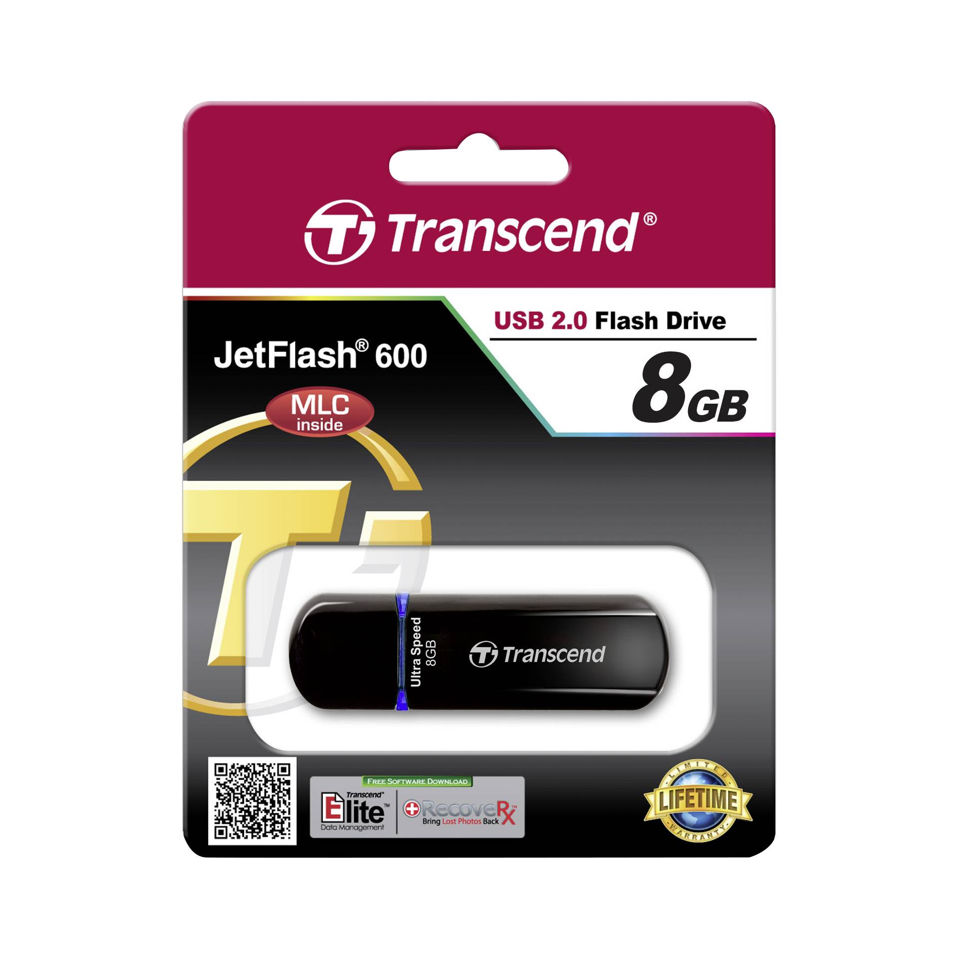Transcend JetFlash 600 8GB USB 2.0