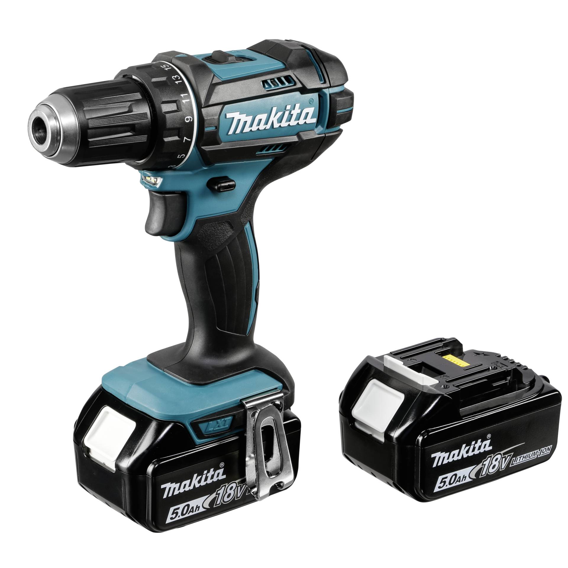 Makita DDF482RTJ 18V 2x BL1850B Trapano avvitatore a batteri