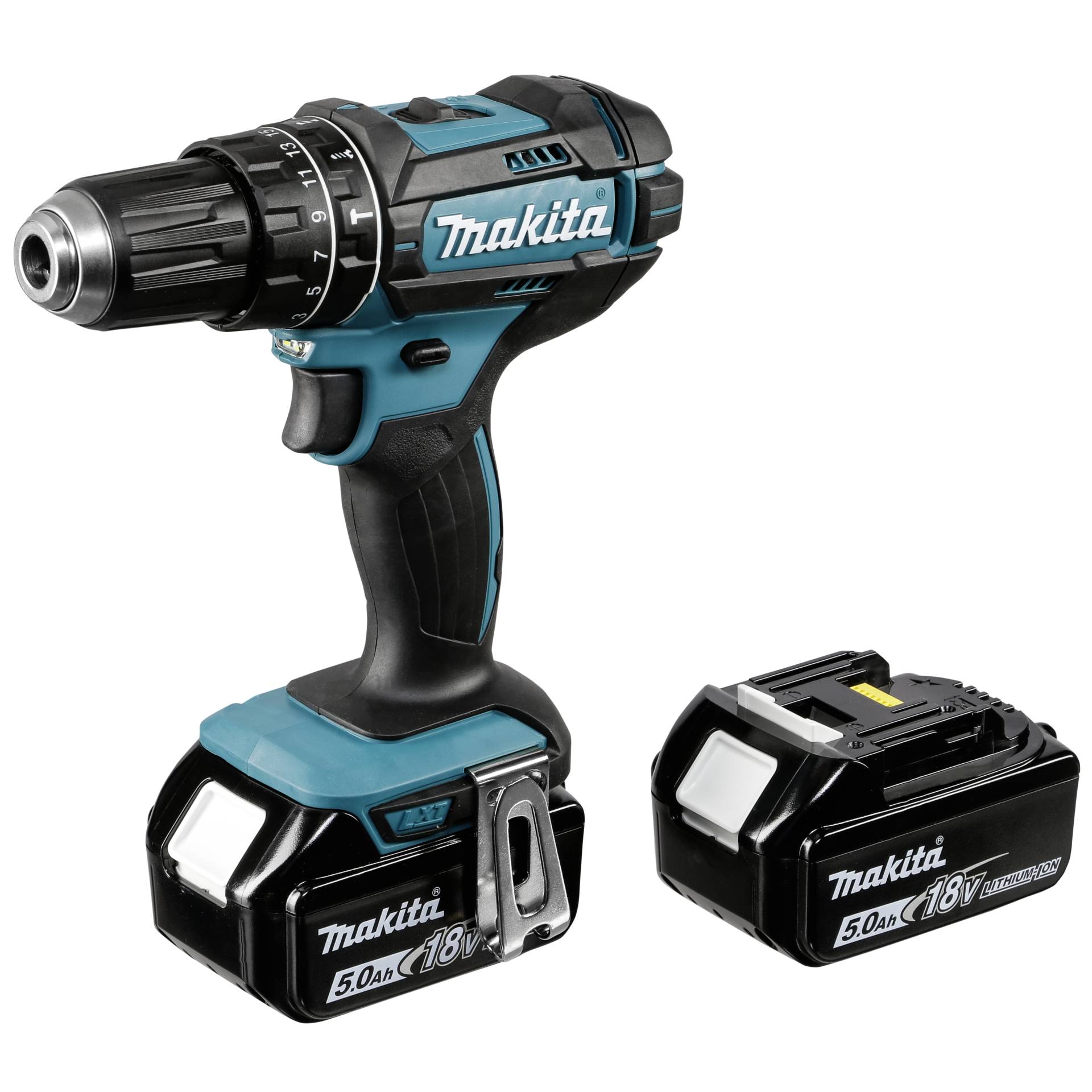 Makita DHP482RTJ 18V 2x batt. Trapano avvitatore a percussio