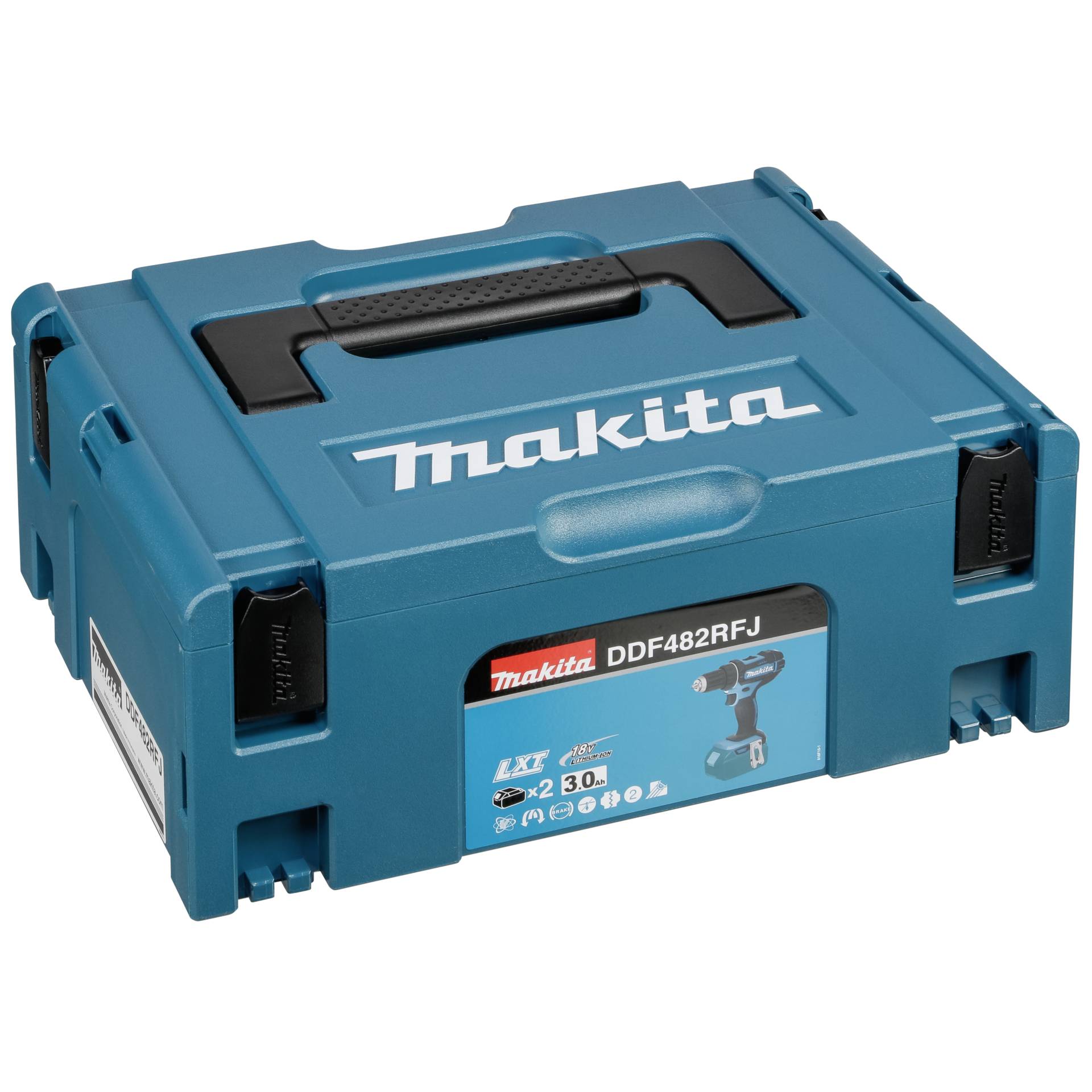 Makita DDF482RFJ 18V 2x BL1830B Trapano avvitatore a batteri