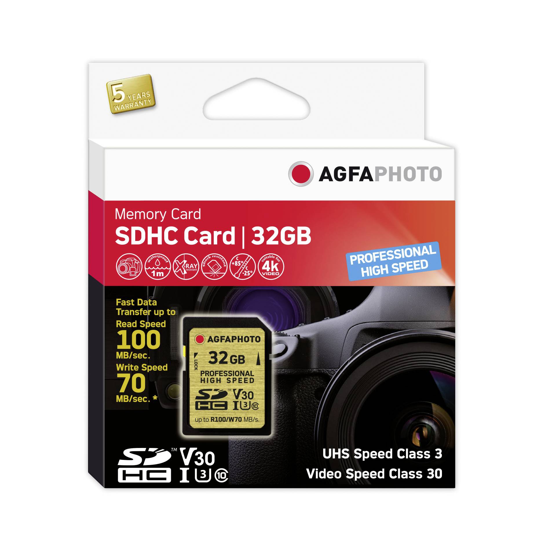 AgfaPhoto SDHC UHS I        32GB Professional High Speed