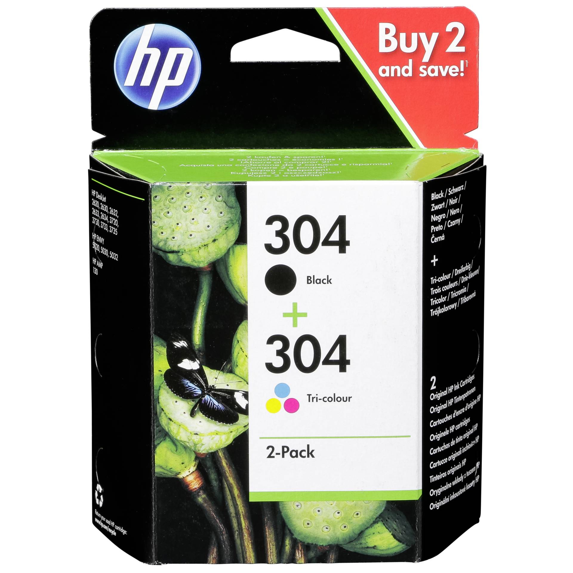HP EJB05AE cartuccia nera/3-colori No. 304