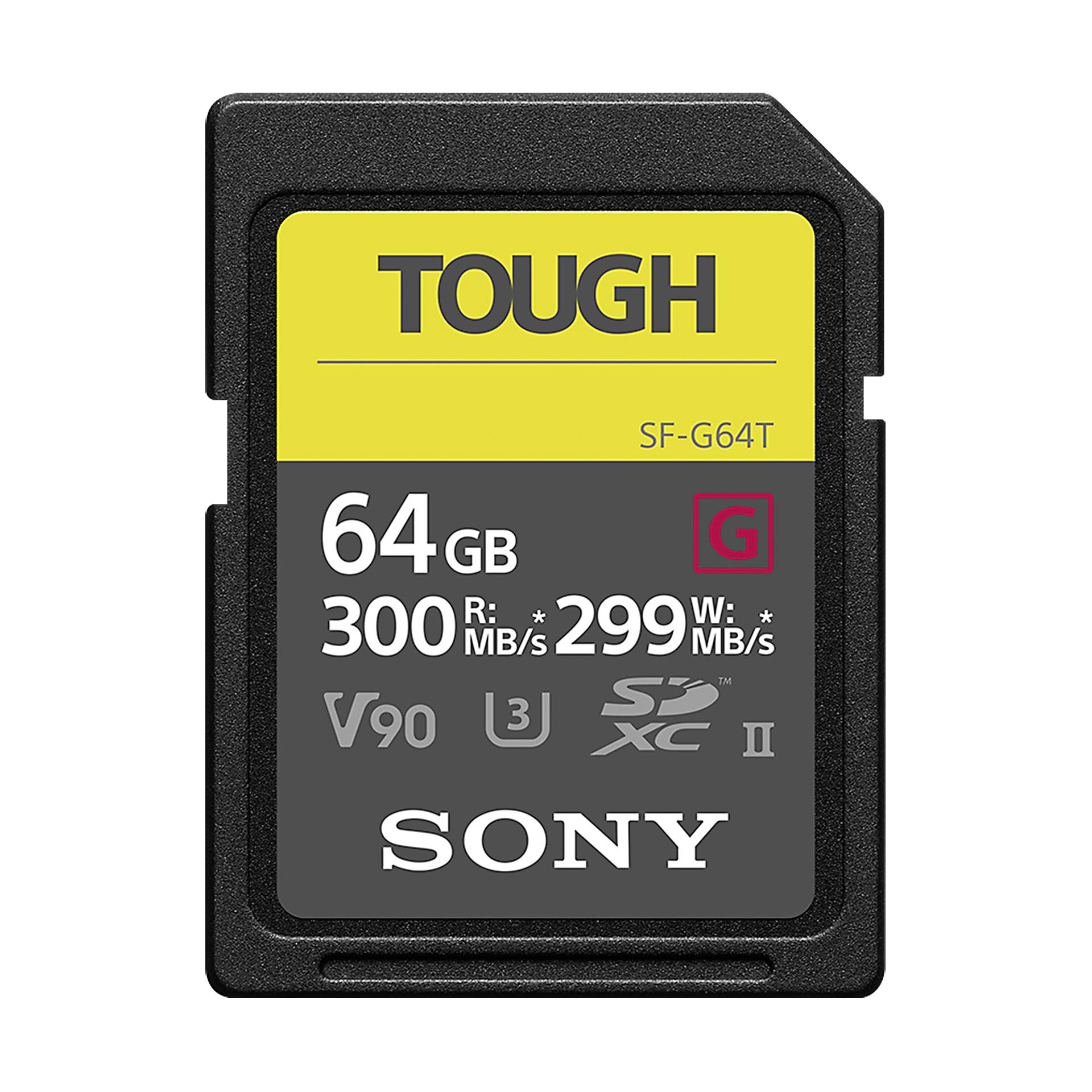 Sony SDXC G Tough series    64GB Class 10 UHS-II U3