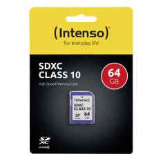 Intenso SDXC Card           64GB Class 10 2
